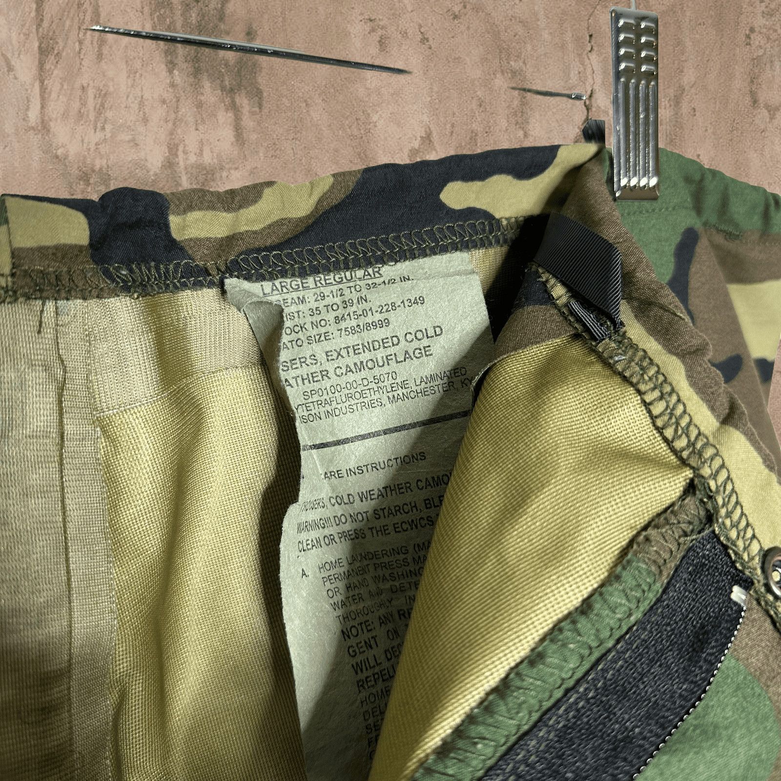 Vintage Nylon Military Camo Pants Baggy Fit Water Resistant Woodland Size US 36 / EU 52 - 6 Thumbnail