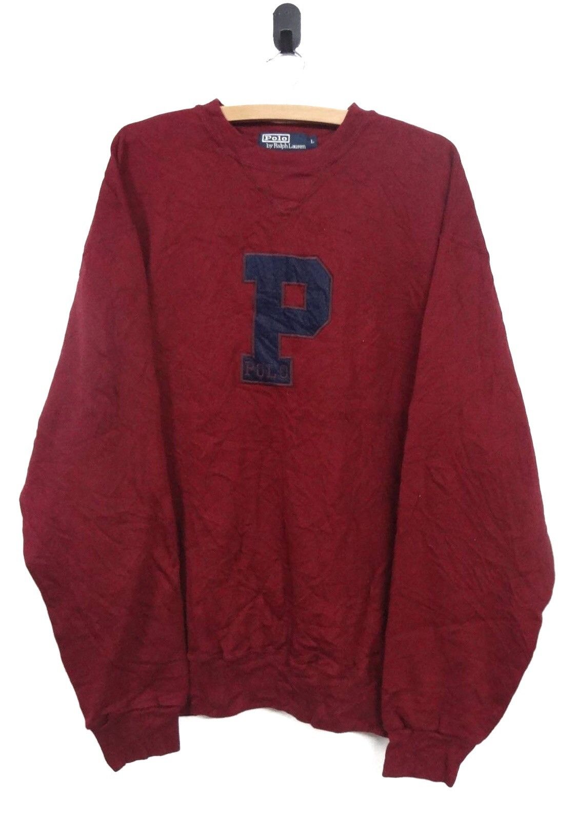 Polo Ralph Lauren POLO RALPH LAUREN BIG P SWEATER SZ L Size US L / EU 52-54 / 3 - 1 Thumbnail