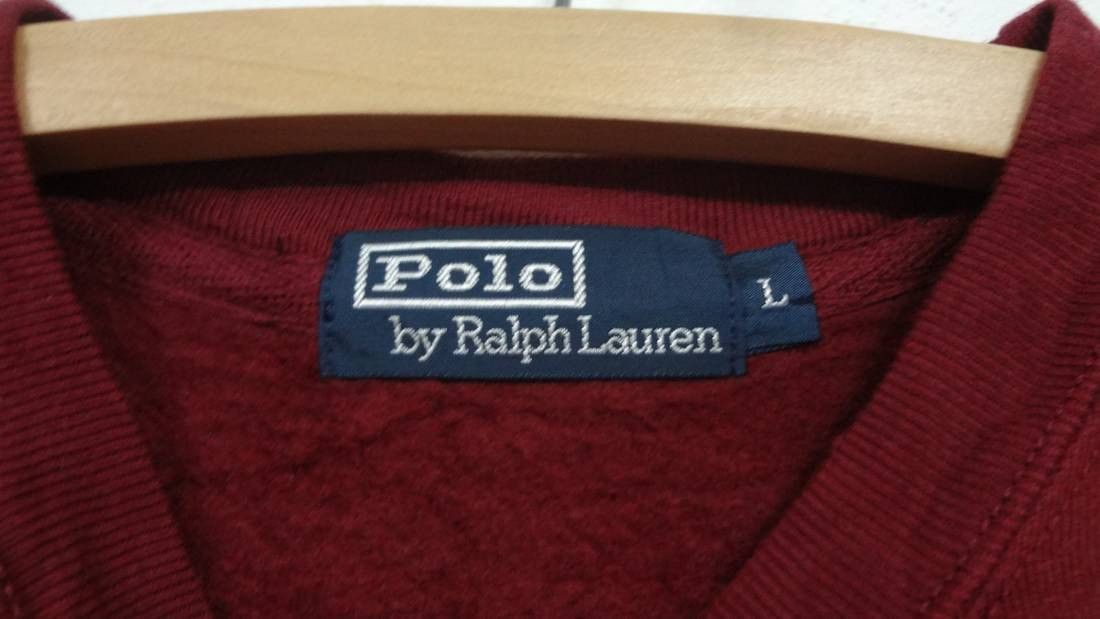 Polo Ralph Lauren POLO RALPH LAUREN BIG P SWEATER SZ L Size US L / EU 52-54 / 3 - 3 Thumbnail
