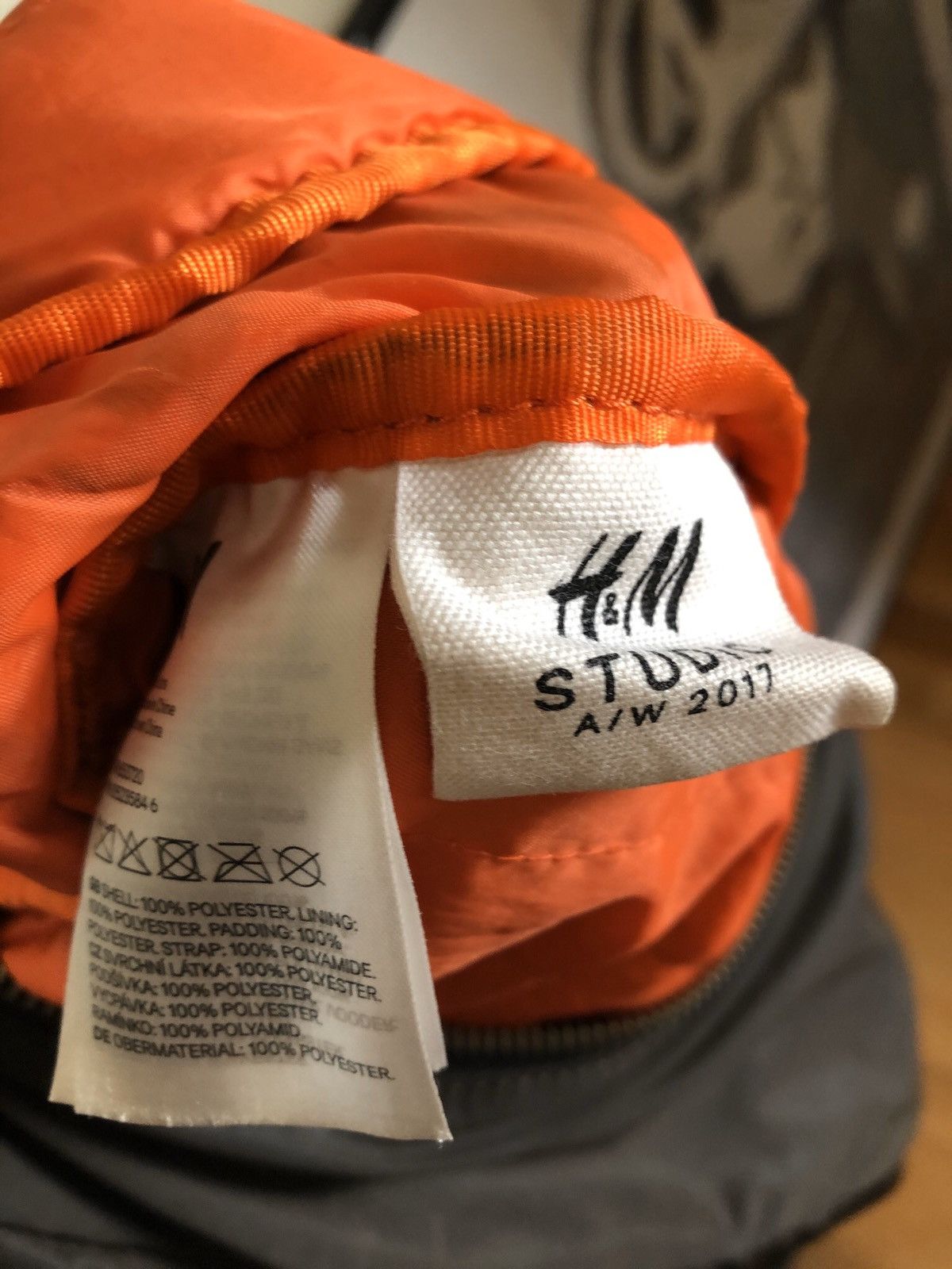 H&M H&M Studio FW17 MA-1 bomber crossbody fanny sling bag Size ONE SIZE - 7 Thumbnail