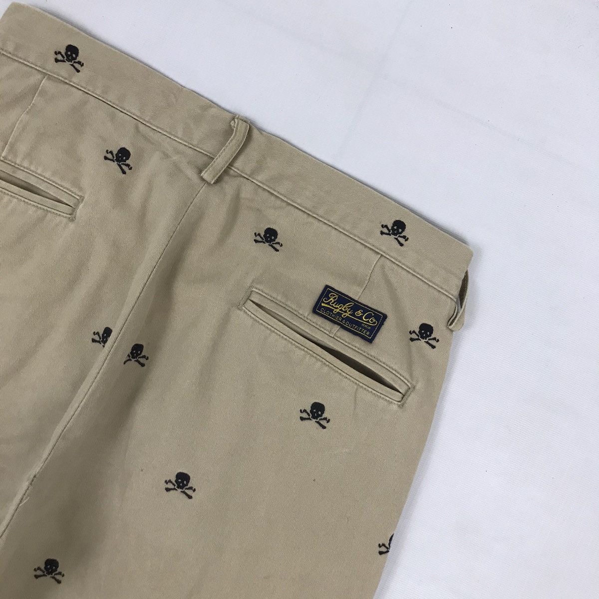 Polo Ralph Lauren × Ralph Lauren × Vintage Vintage Polo Ralph Lauren Rugby Skull Pants Size US 29 - 6 Thumbnail