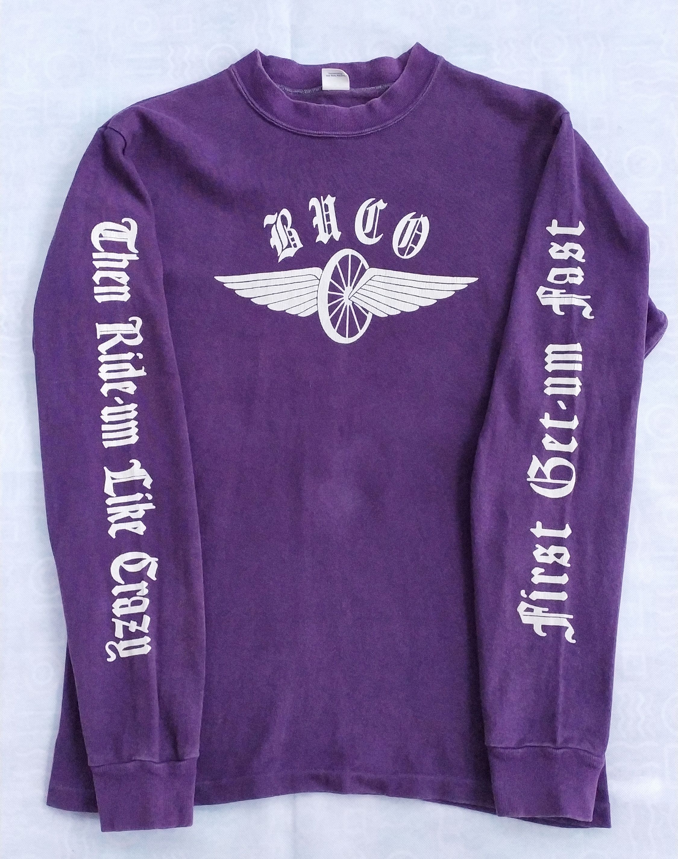 The Real McCoy's The Real McCoy's Buco longsleeve thick T Shirt size M Size US M / EU 48-50 / 2 - 8 Thumbnail
