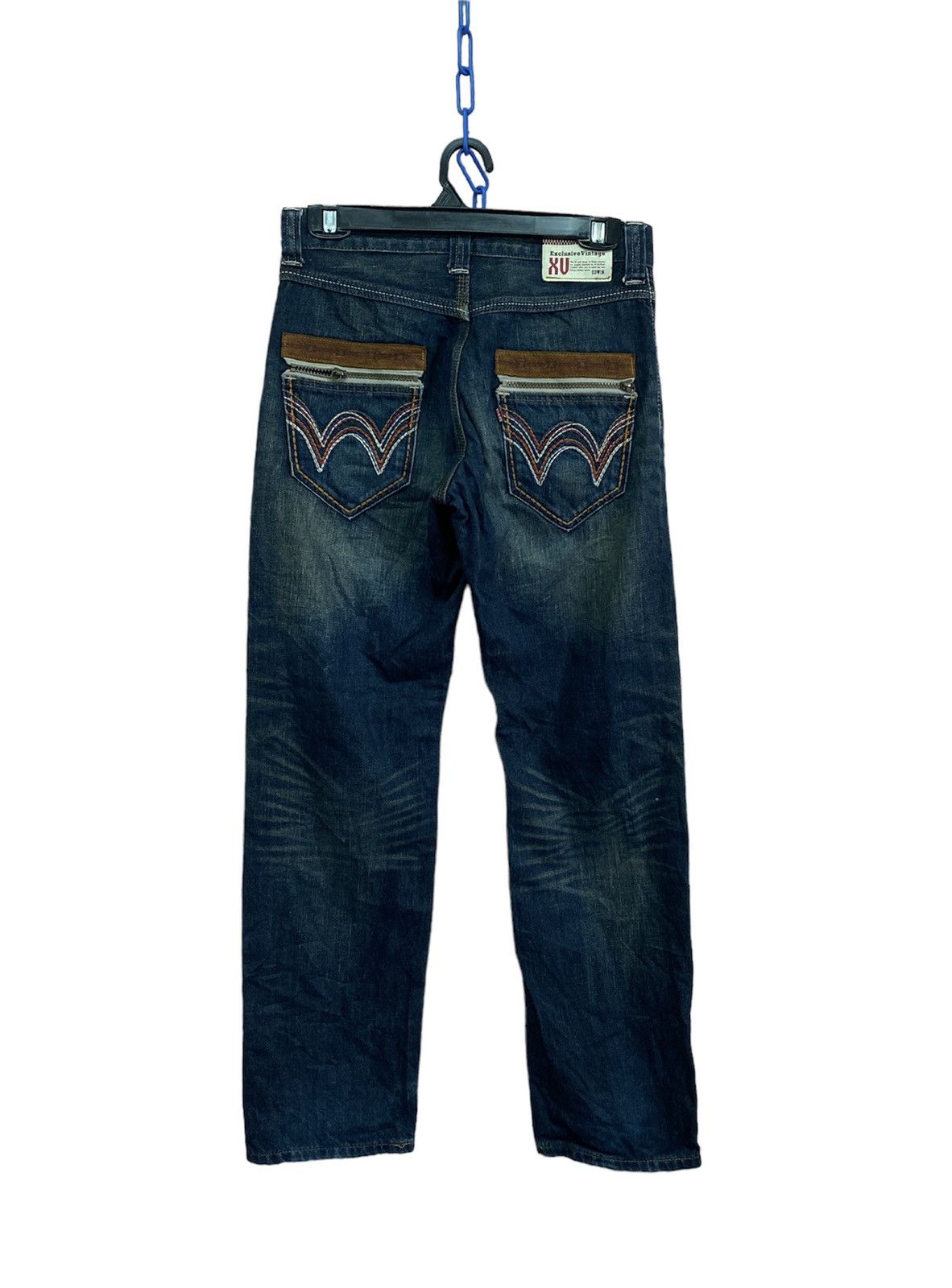 Edwin × Japanese Brand Japan Edwin Exclusive Vintage Stitches Pocket Handmade Size US 29 - 1 Thumbnail
