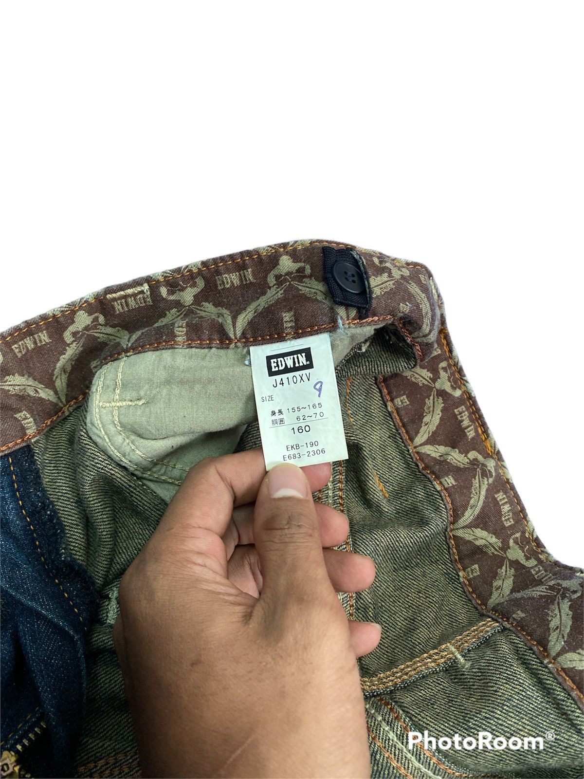 Edwin × Japanese Brand Japan Edwin Exclusive Vintage Stitches Pocket Handmade Size US 29 - 5 Thumbnail