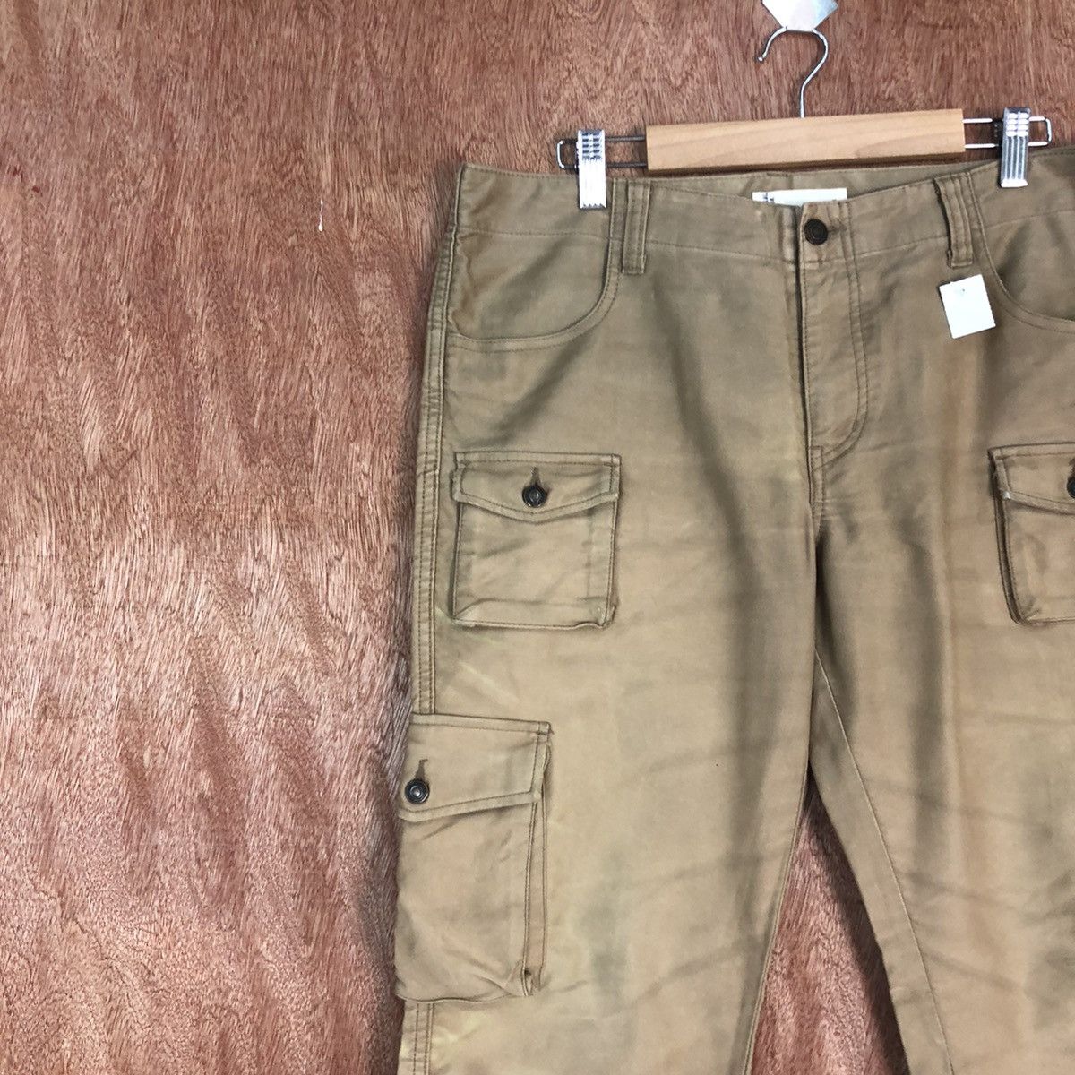 Global Work DLL Global Work Brown Multipocket Cargo Pants #1648 Size US 34 / EU 50 - 5 Thumbnail