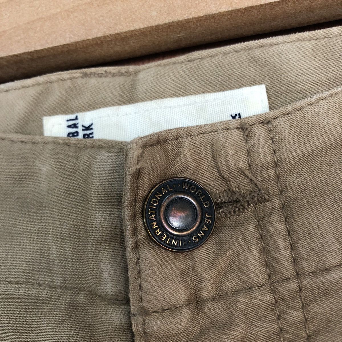 Global Work DLL Global Work Brown Multipocket Cargo Pants #1648 Size US 34 / EU 50 - 6 Thumbnail