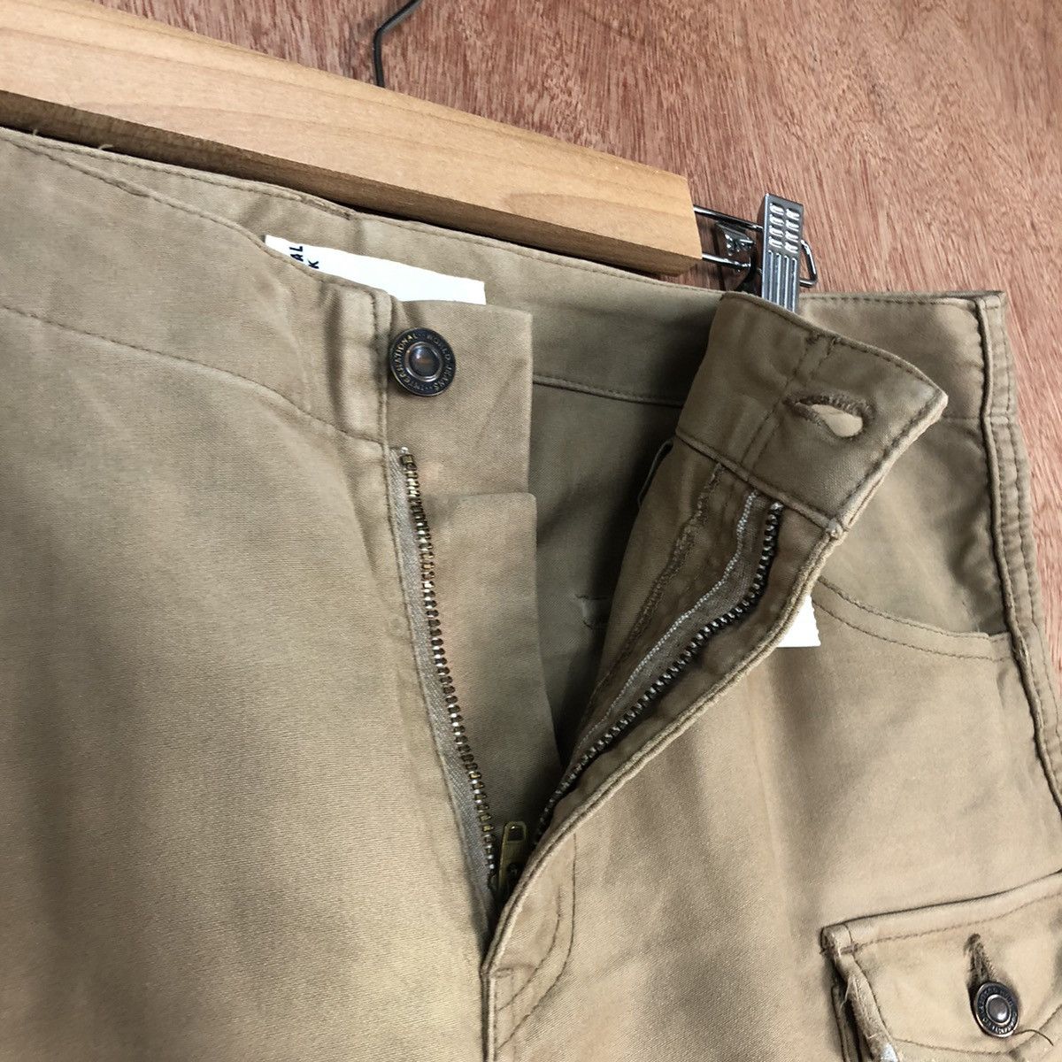 Global Work DLL Global Work Brown Multipocket Cargo Pants #1648 Size US 34 / EU 50 - 7 Thumbnail