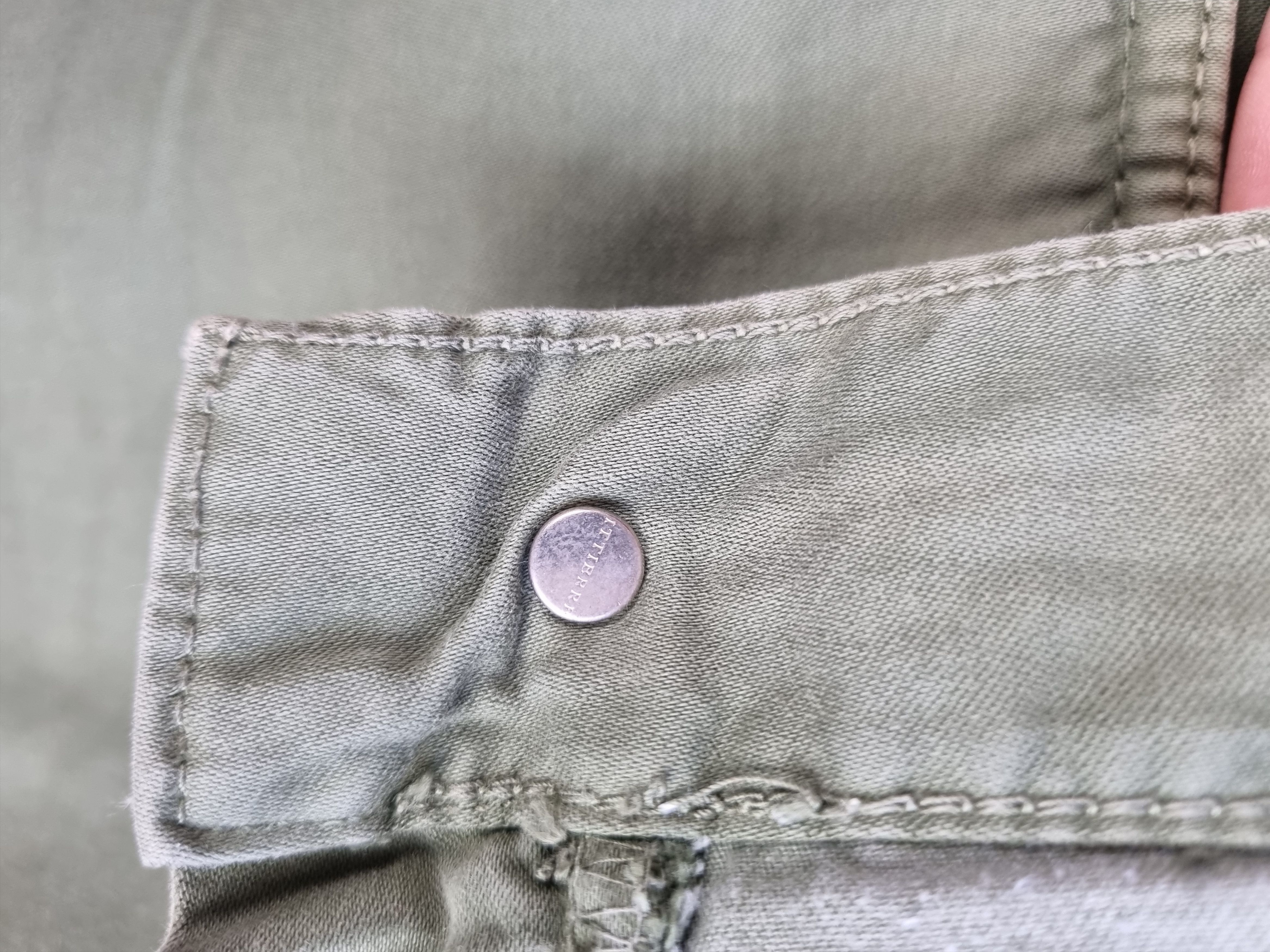 Gianni Valentino × Versace × Versace Jeans Couture 90s VERSACE Jeans Couture Military Green Light fabrics pant Size US 32 / EU 48 - 12 Thumbnail
