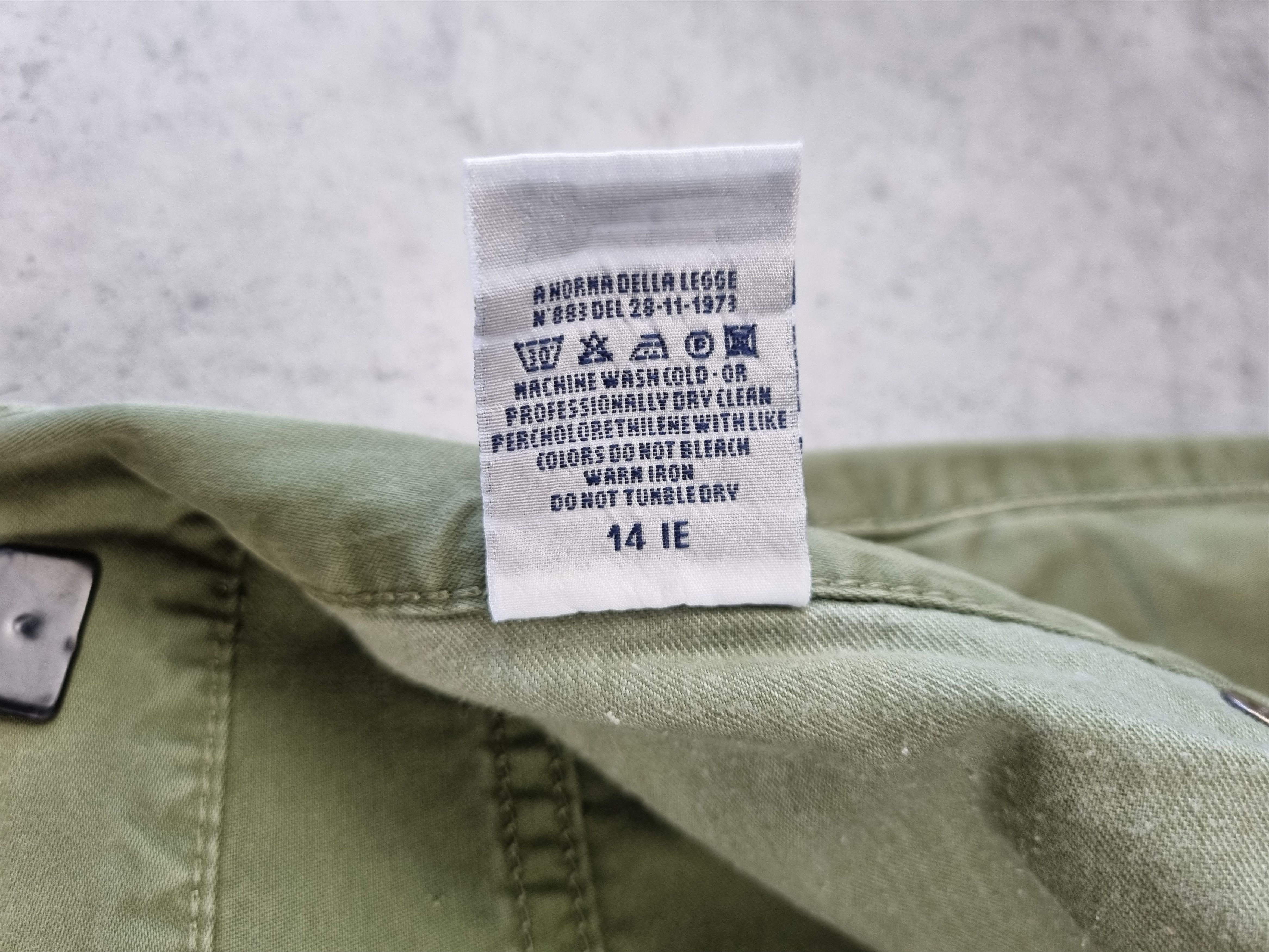 Gianni Valentino × Versace × Versace Jeans Couture 90s VERSACE Jeans Couture Military Green Light fabrics pant Size US 32 / EU 48 - 9 Thumbnail