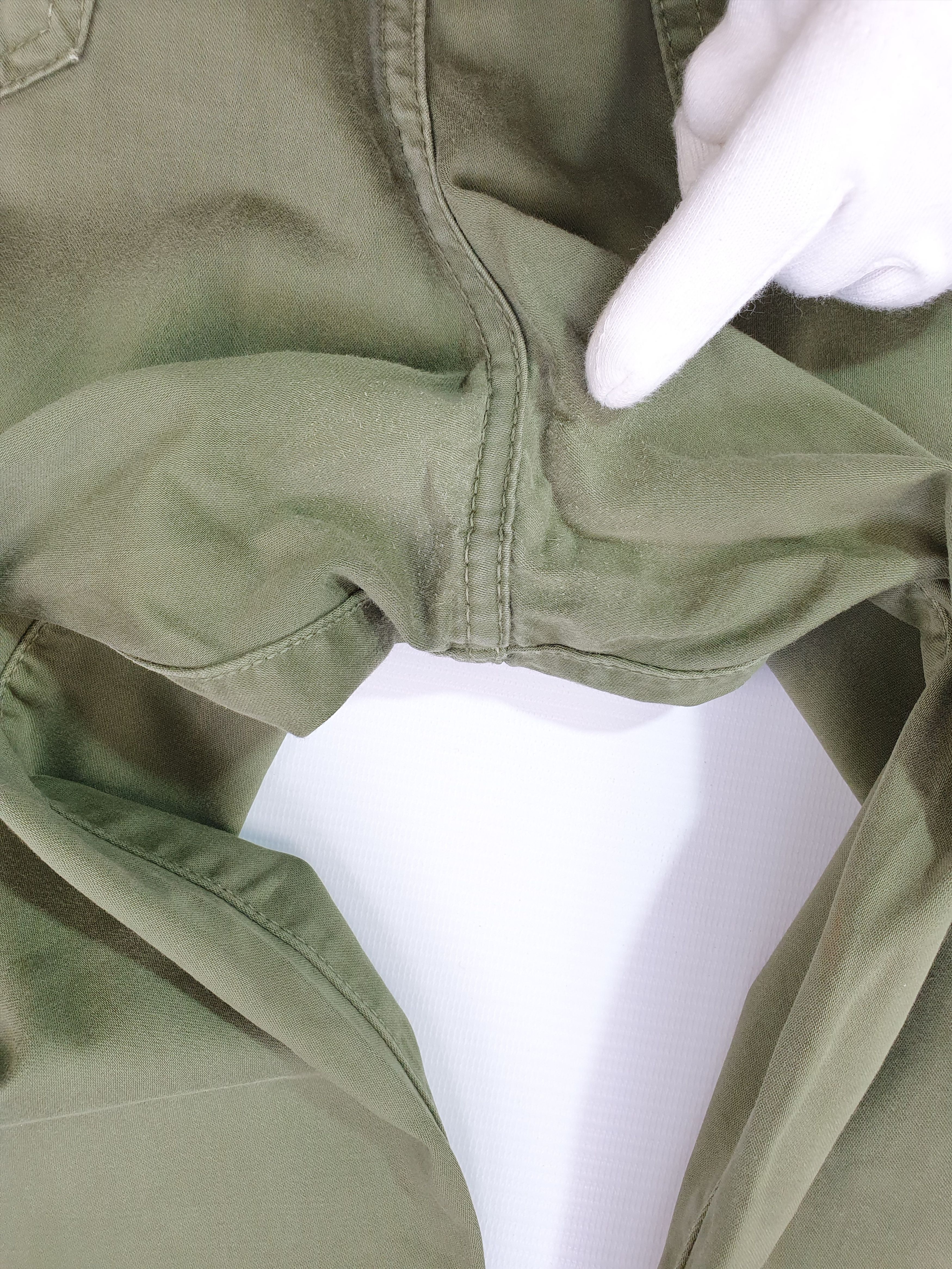Gianni Valentino × Versace × Versace Jeans Couture 90s VERSACE Jeans Couture Military Green Light fabrics pant Size US 32 / EU 48 - 14 Thumbnail
