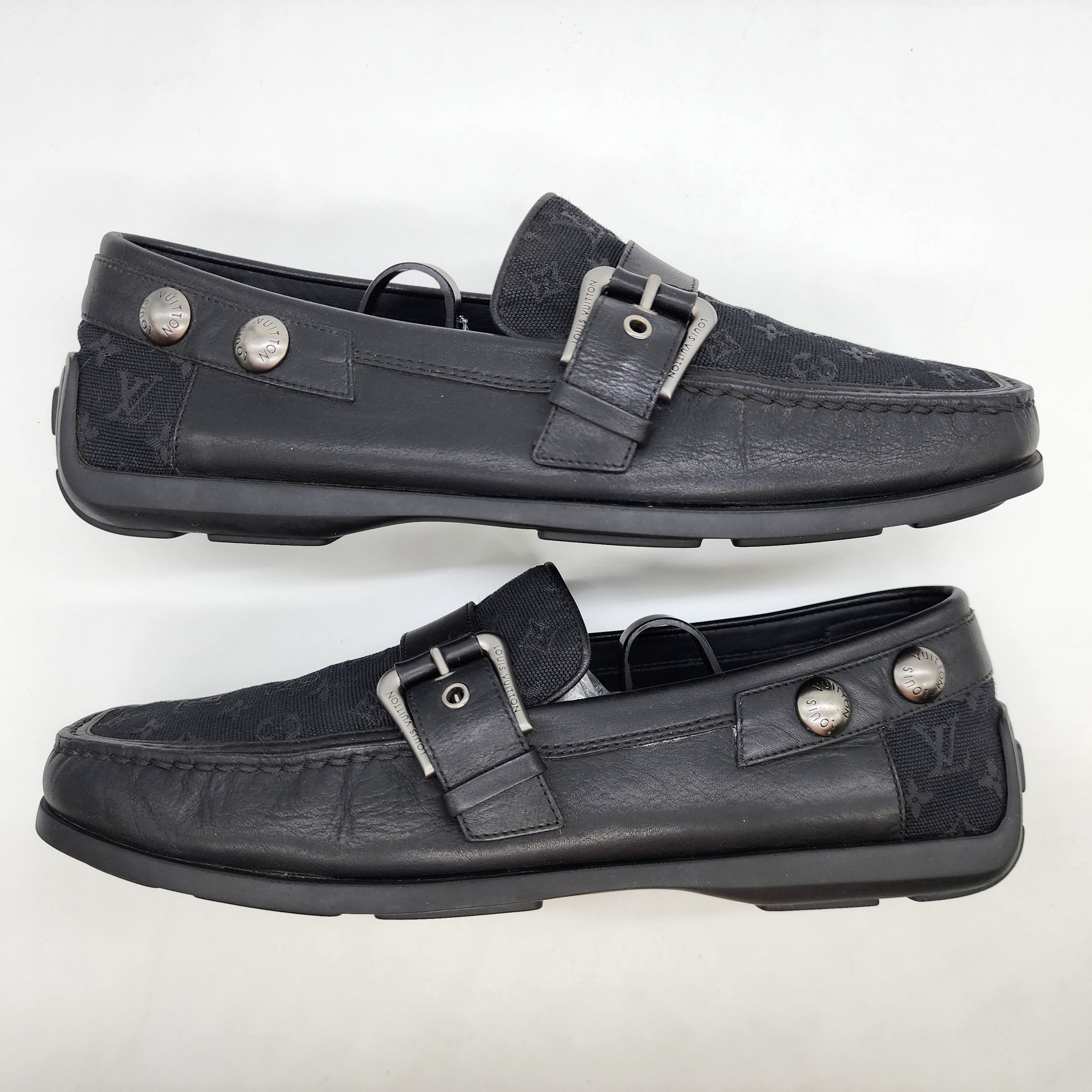 Louis Vuitton Louis Vuitton - LV Black Monogram Loafer Size US 7.5 / EU 40-41 - 5 Thumbnail
