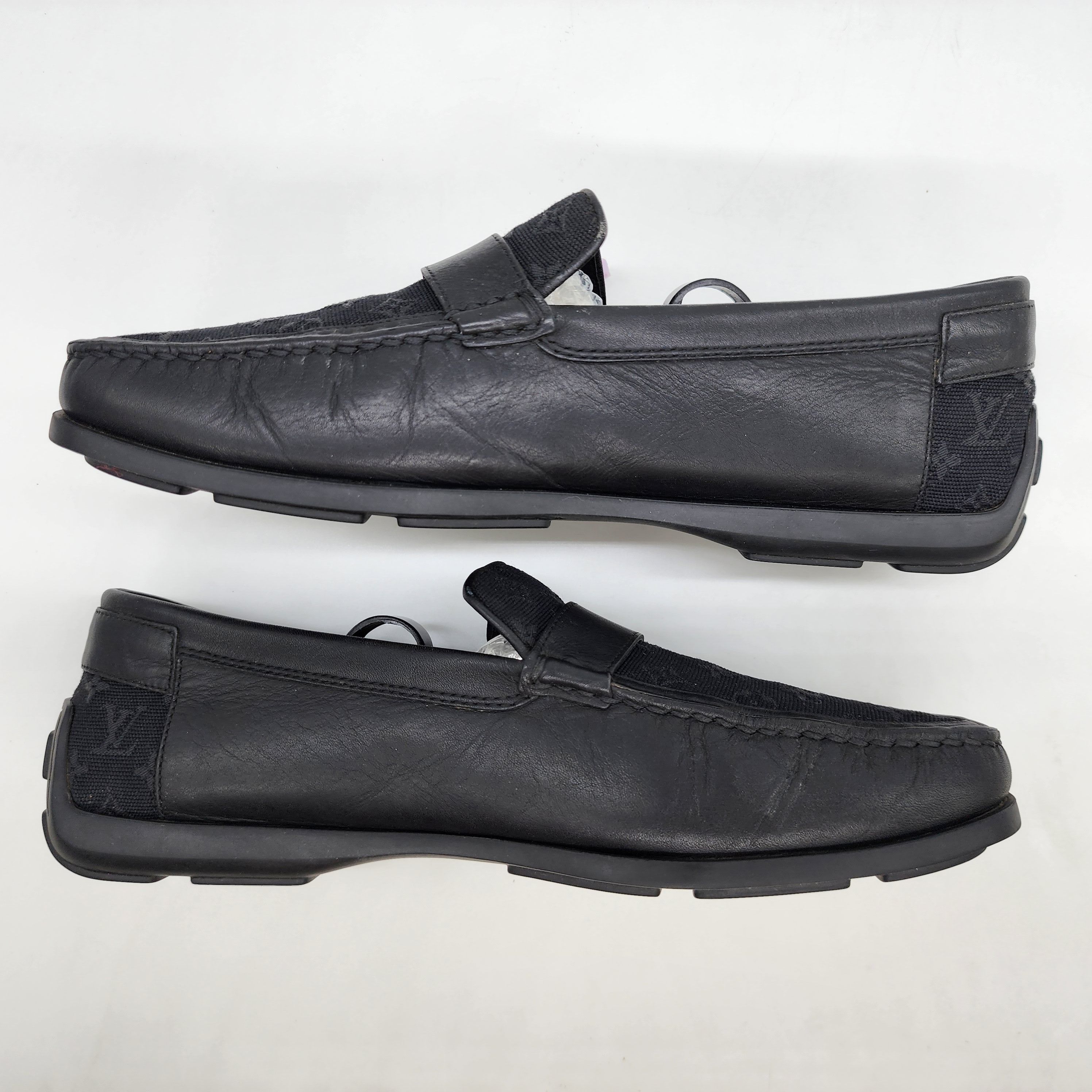 Louis Vuitton Louis Vuitton - LV Black Monogram Loafer Size US 7.5 / EU 40-41 - 6 Thumbnail