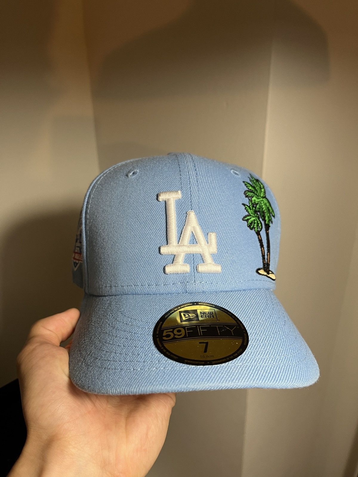 Los Angeles Dodgers Cotton Candy Pink Brim New Era Fitted Hat