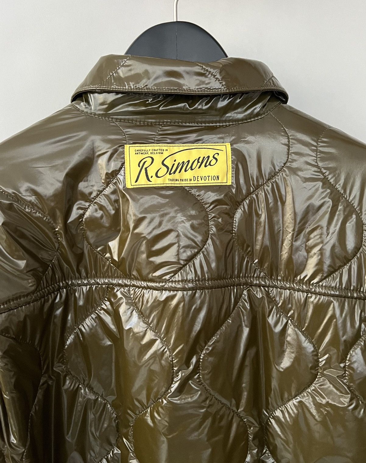 Raf Simons Quilted high-shine coat Size US XL / EU 56 / 4 - 8 Thumbnail