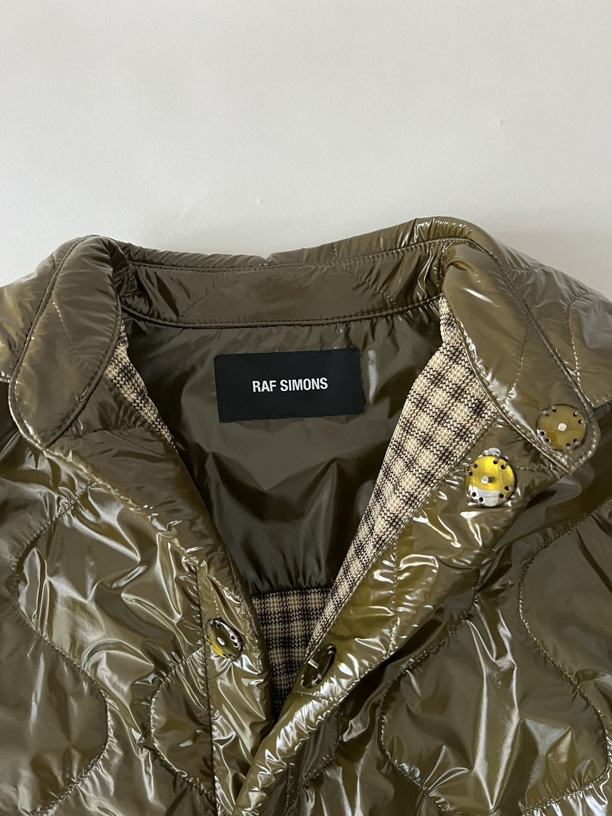 Raf Simons Quilted high-shine coat Size US XL / EU 56 / 4 - 10 Thumbnail