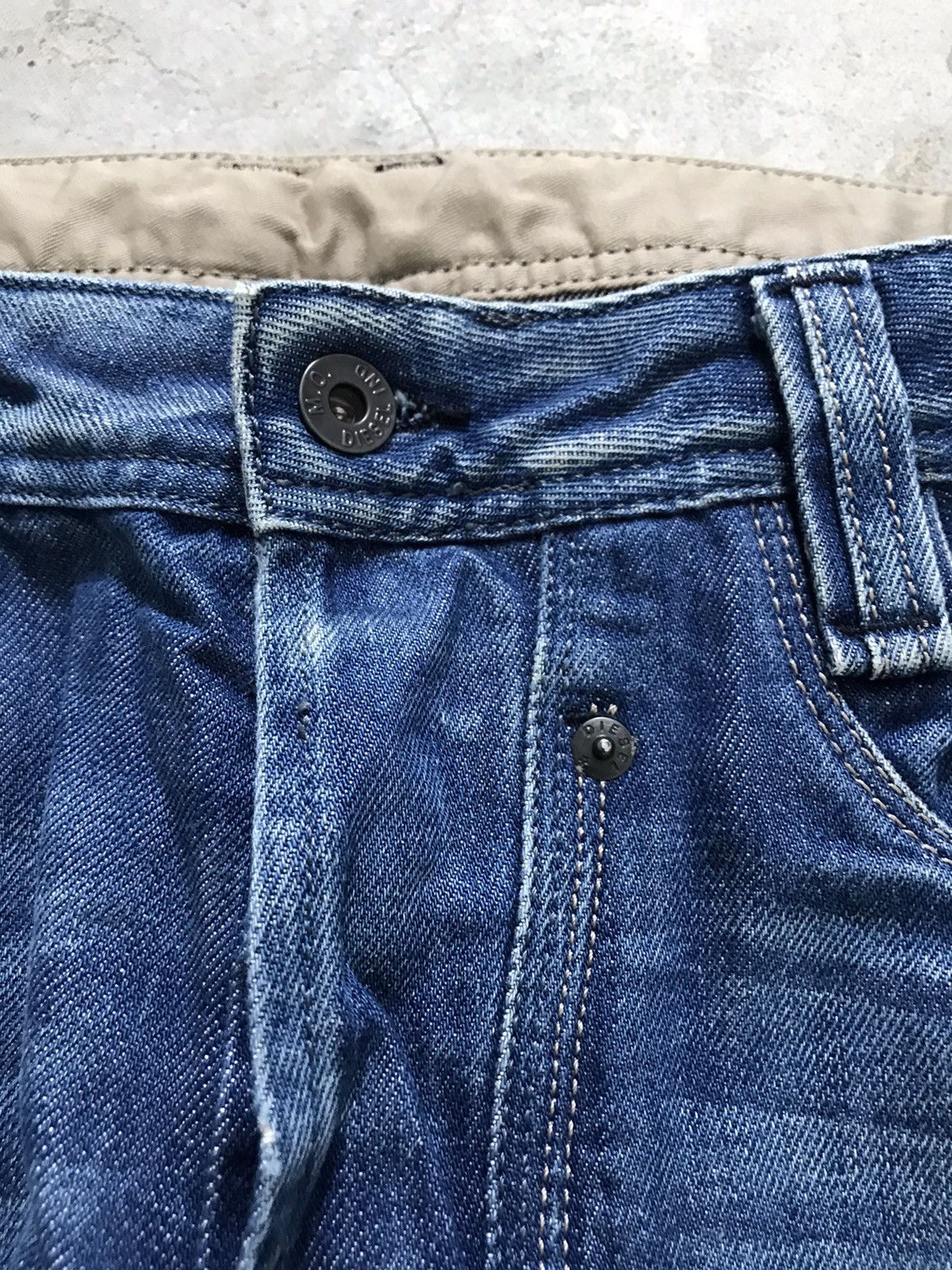 Diesel DIESEL TIMMEN Wash Denim Jeans Size US 31 - 3 Thumbnail