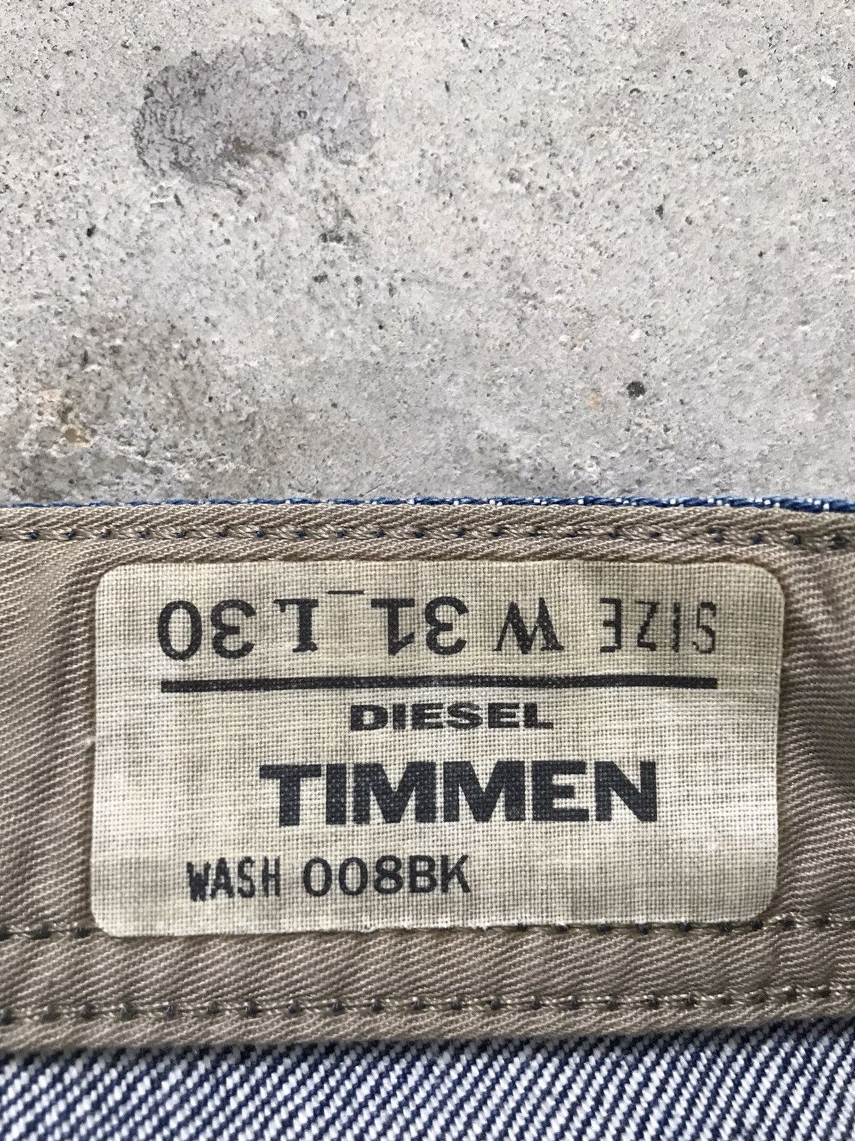 Diesel DIESEL TIMMEN Wash Denim Jeans Size US 31 - 6 Thumbnail