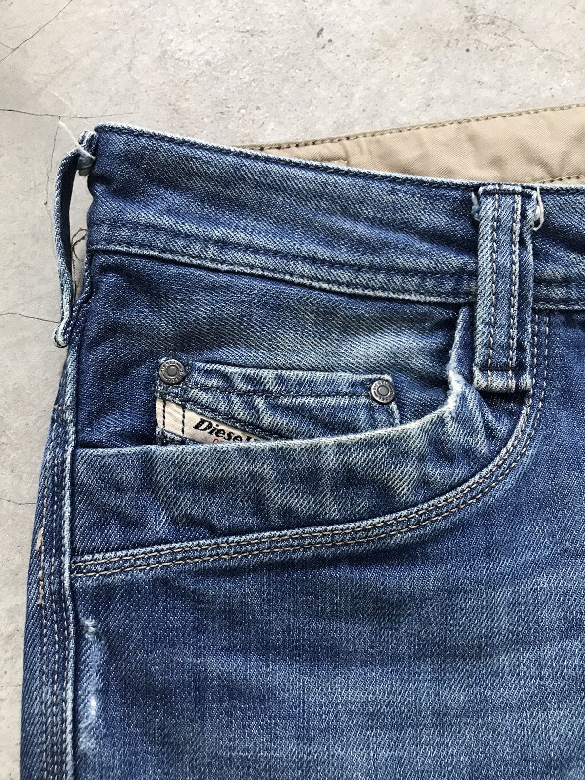 Diesel DIESEL TIMMEN Wash Denim Jeans Size US 31 - 5 Thumbnail