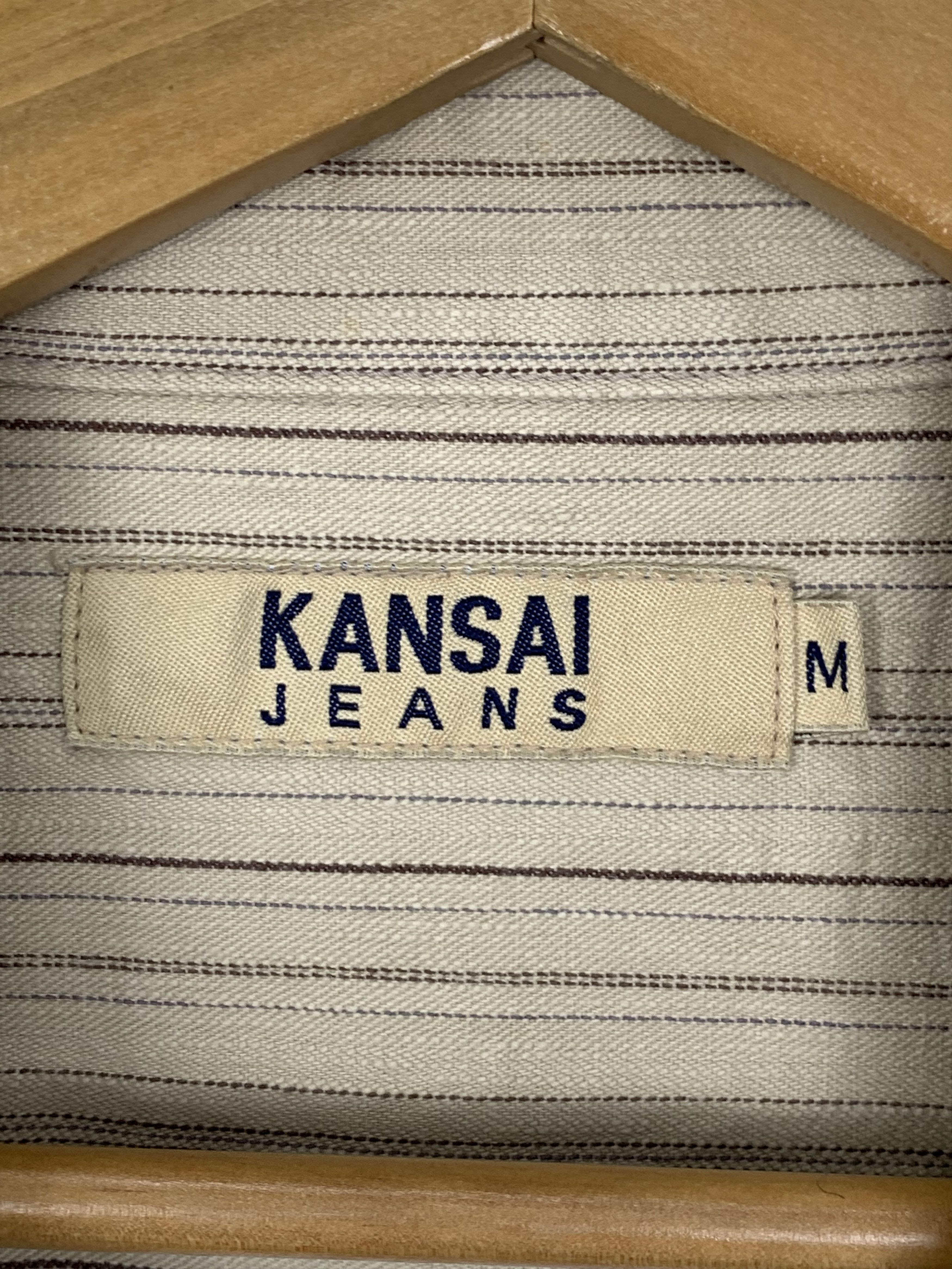 Kansai Yamamoto Vintage KANSAI JEANS by Kansai Yamamoto Zip Up Jacket Size US S / EU 44-46 / 1 - 10 Thumbnail