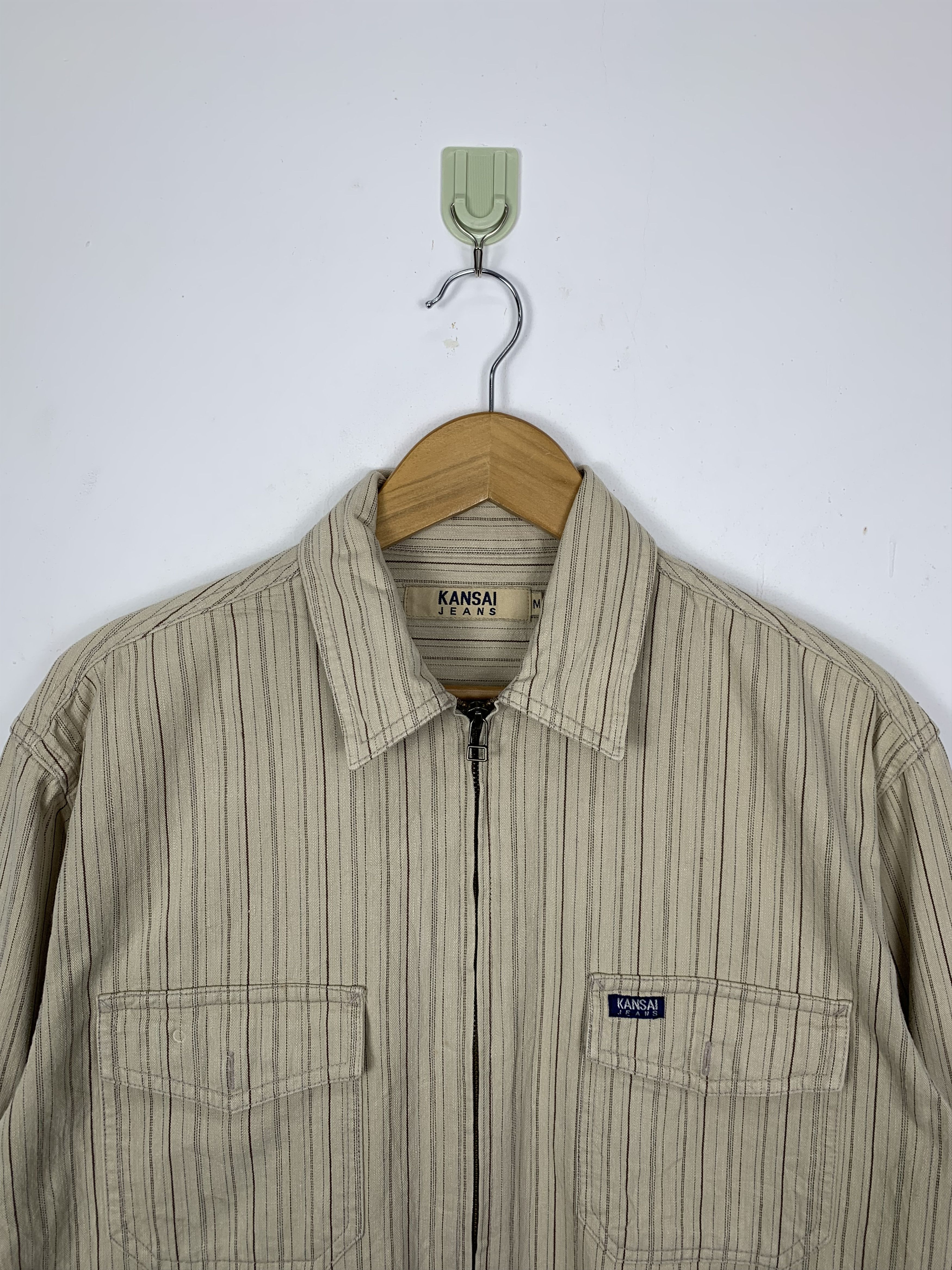 Kansai Yamamoto Vintage KANSAI JEANS by Kansai Yamamoto Zip Up Jacket Size US S / EU 44-46 / 1 - 2 Thumbnail