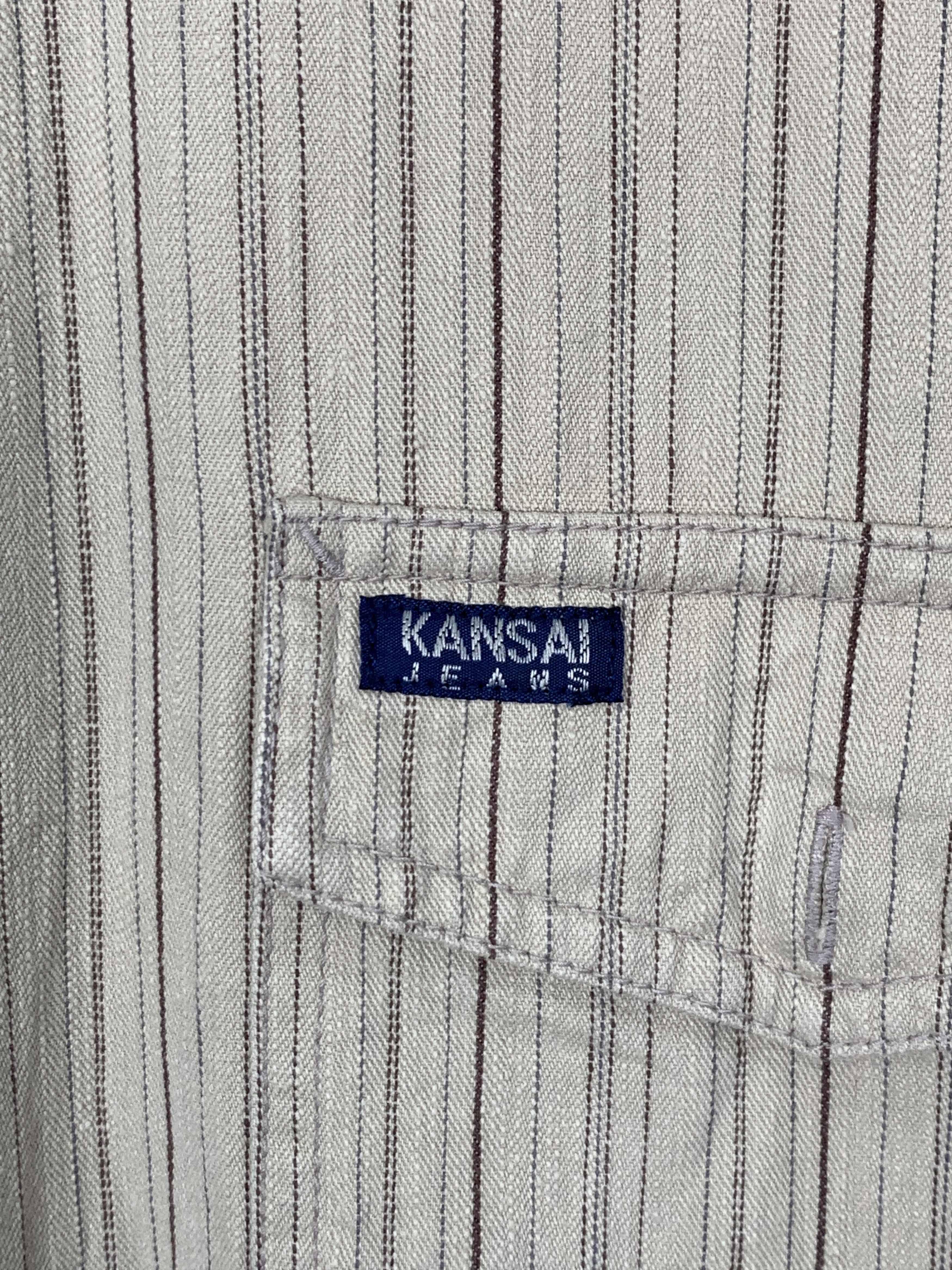 Kansai Yamamoto Vintage KANSAI JEANS by Kansai Yamamoto Zip Up Jacket Size US S / EU 44-46 / 1 - 5 Thumbnail