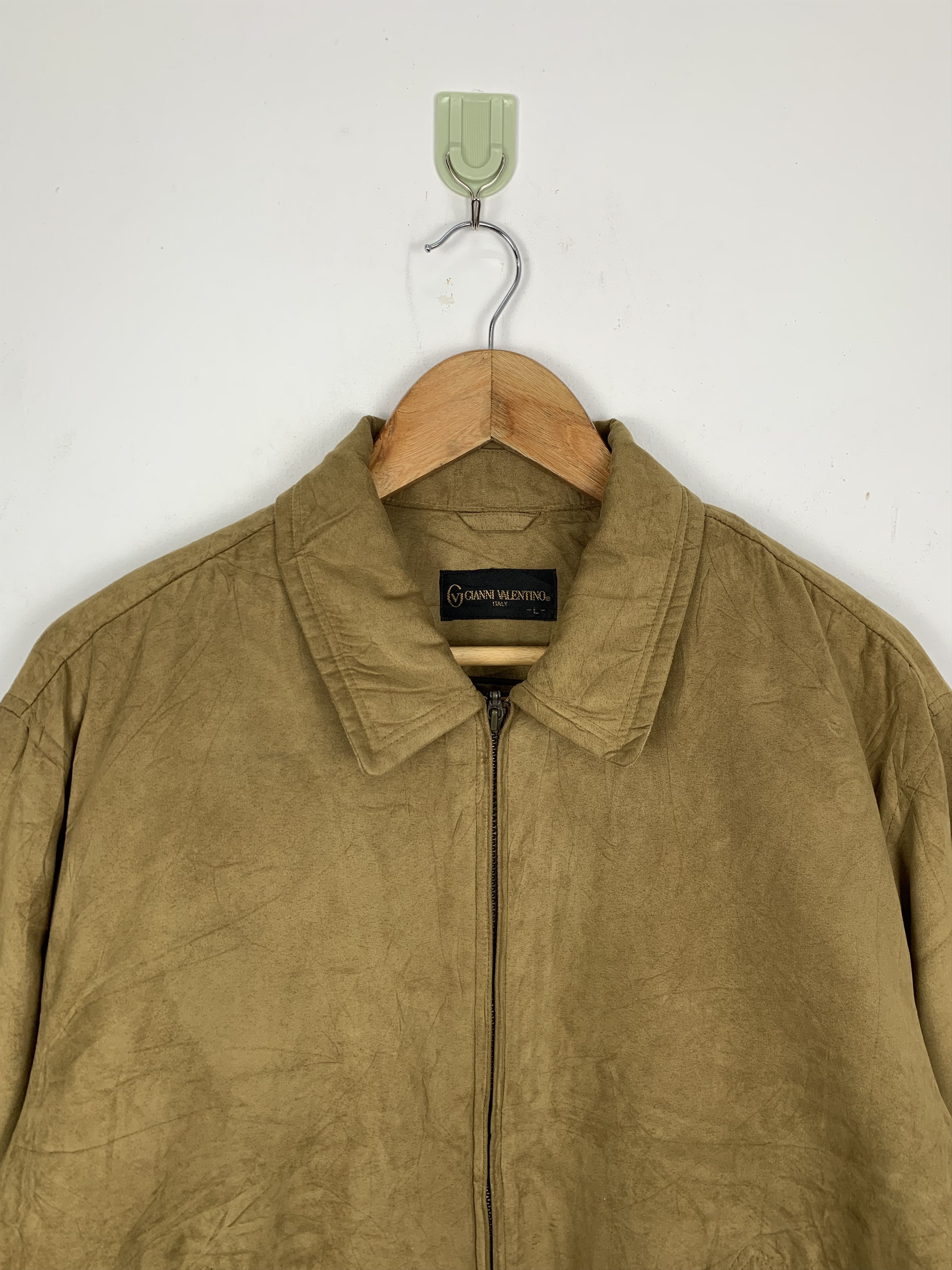 Gianni Valentino Vintage GIANNI VALENTINO Collar Zip Up Jacket J0594 Size US M / EU 48-50 / 2 - 2 Thumbnail