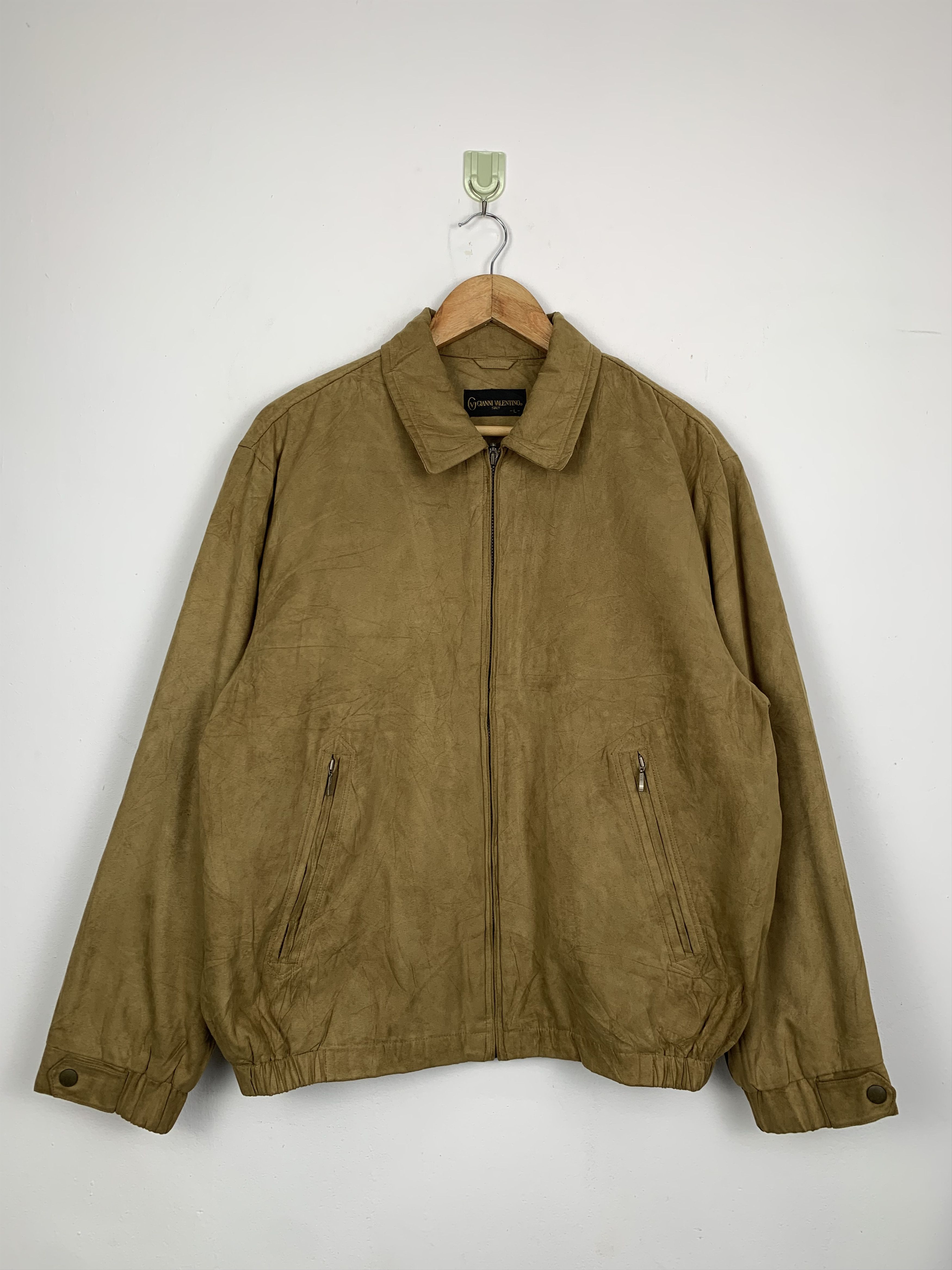 Gianni Valentino Vintage GIANNI VALENTINO Collar Zip Up Jacket J0594 Size US M / EU 48-50 / 2 - 1 Thumbnail