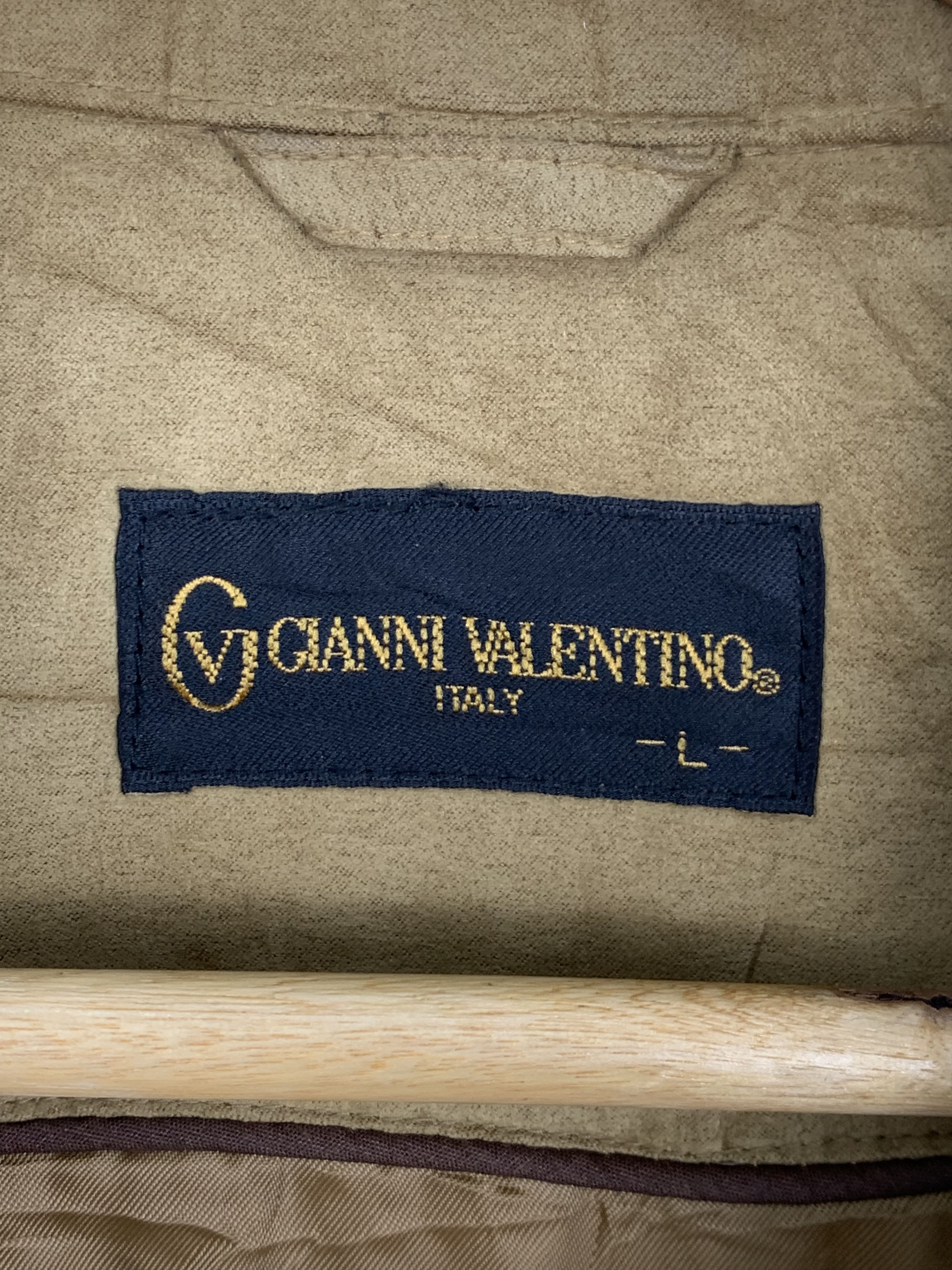Gianni Valentino Vintage GIANNI VALENTINO Collar Zip Up Jacket J0594 Size US M / EU 48-50 / 2 - 9 Thumbnail