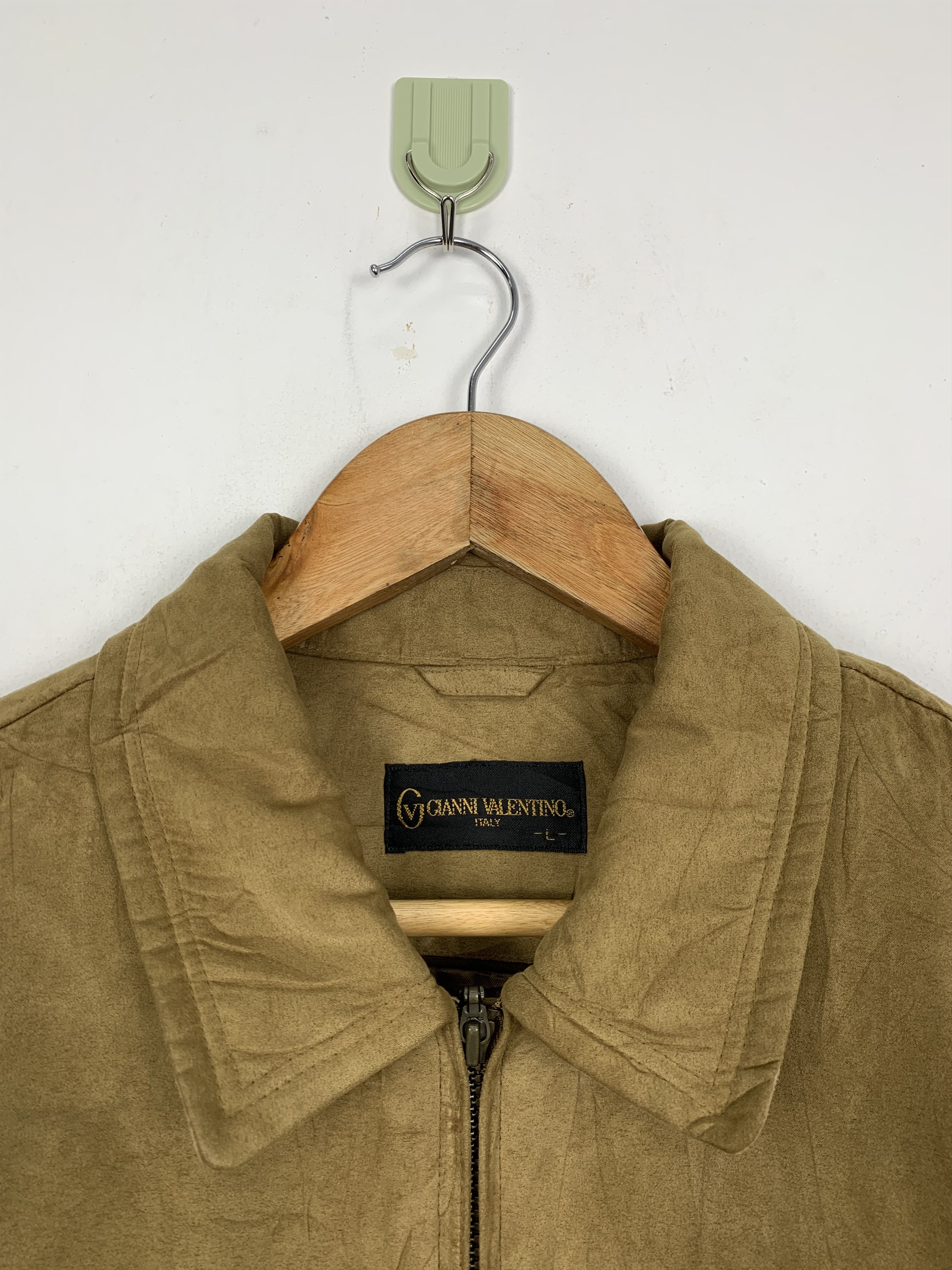 Gianni Valentino Vintage GIANNI VALENTINO Collar Zip Up Jacket J0594 Size US M / EU 48-50 / 2 - 5 Thumbnail