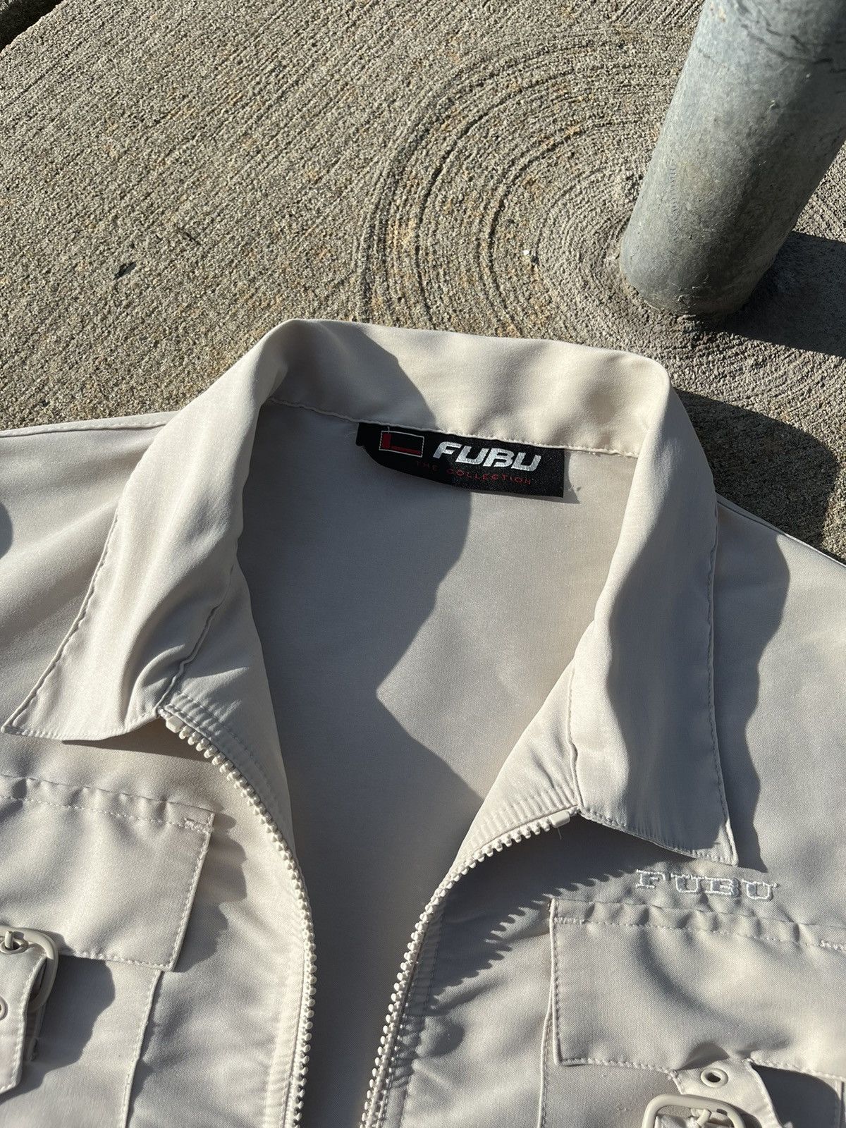 Fubu × Vintage VINTAGE Y2K FUBU RAP NYLON LIGHT JACKET Size M / US 6-8 / IT 42-44 - 2 Thumbnail