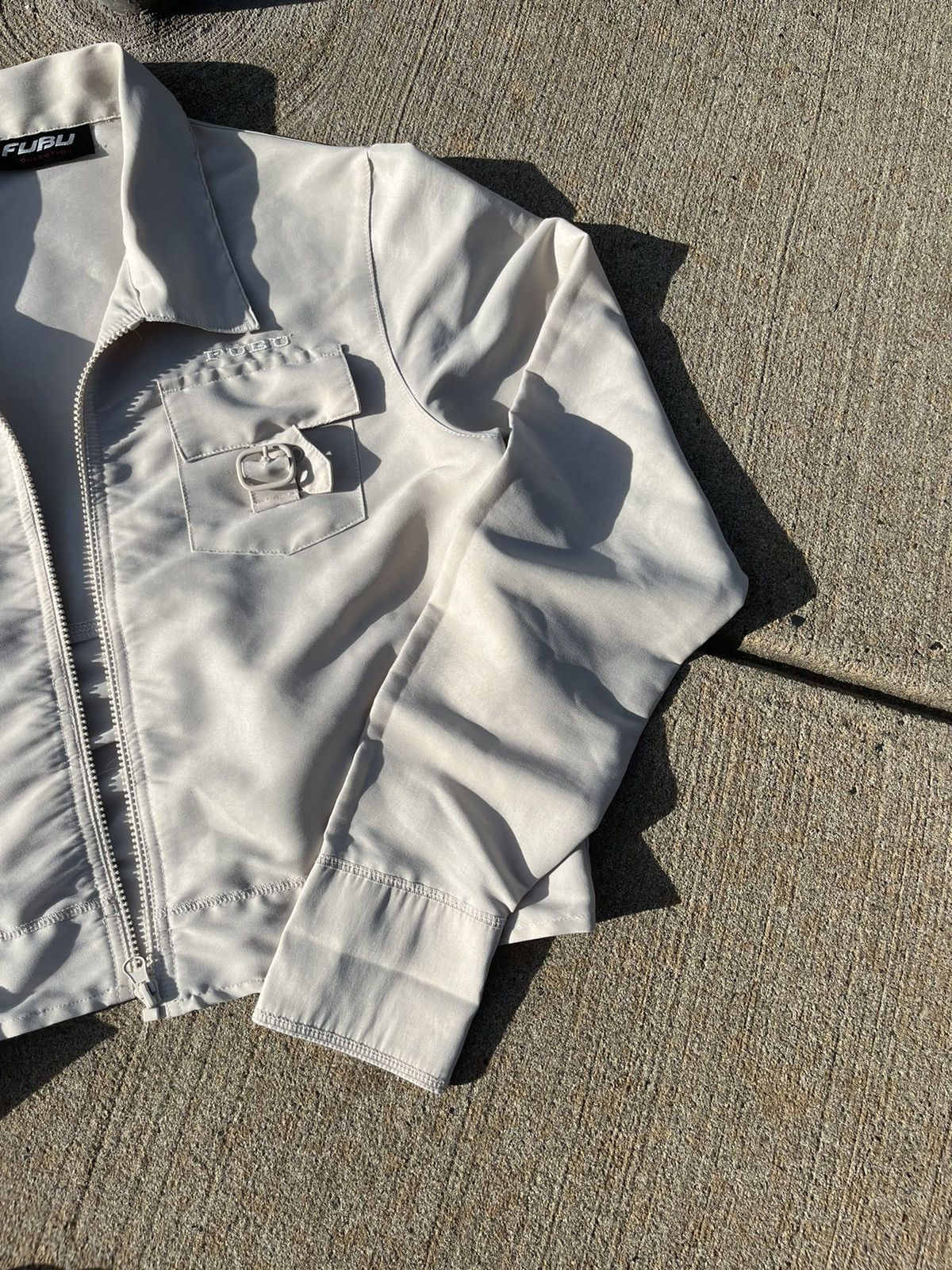 Fubu × Vintage VINTAGE Y2K FUBU RAP NYLON LIGHT JACKET Size M / US 6-8 / IT 42-44 - 7 Thumbnail
