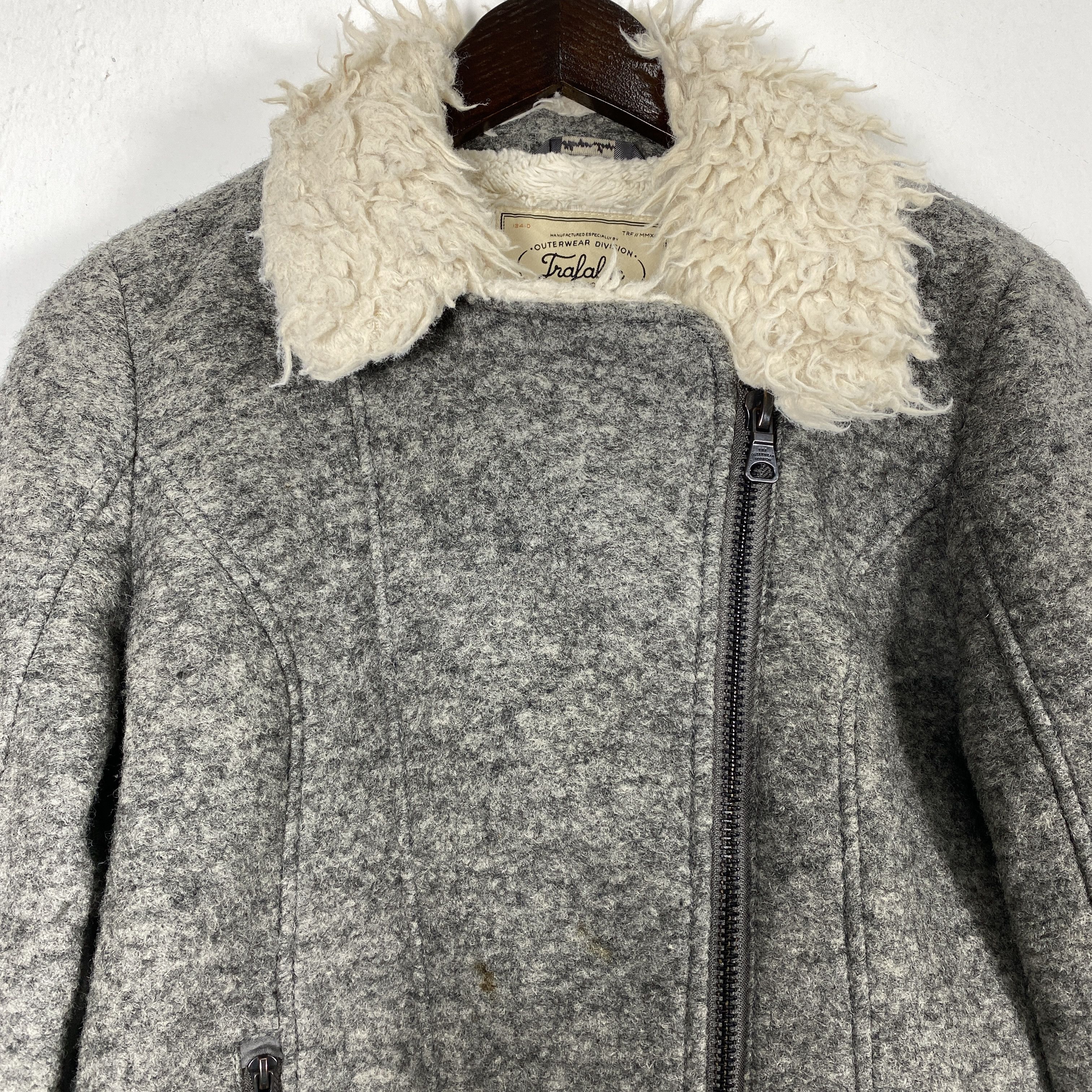 Zara Vintage Zara Trafaluc Outwear Faux Sheepskin Collar J0140 Size US M / EU 48-50 / 2 - 2 Thumbnail