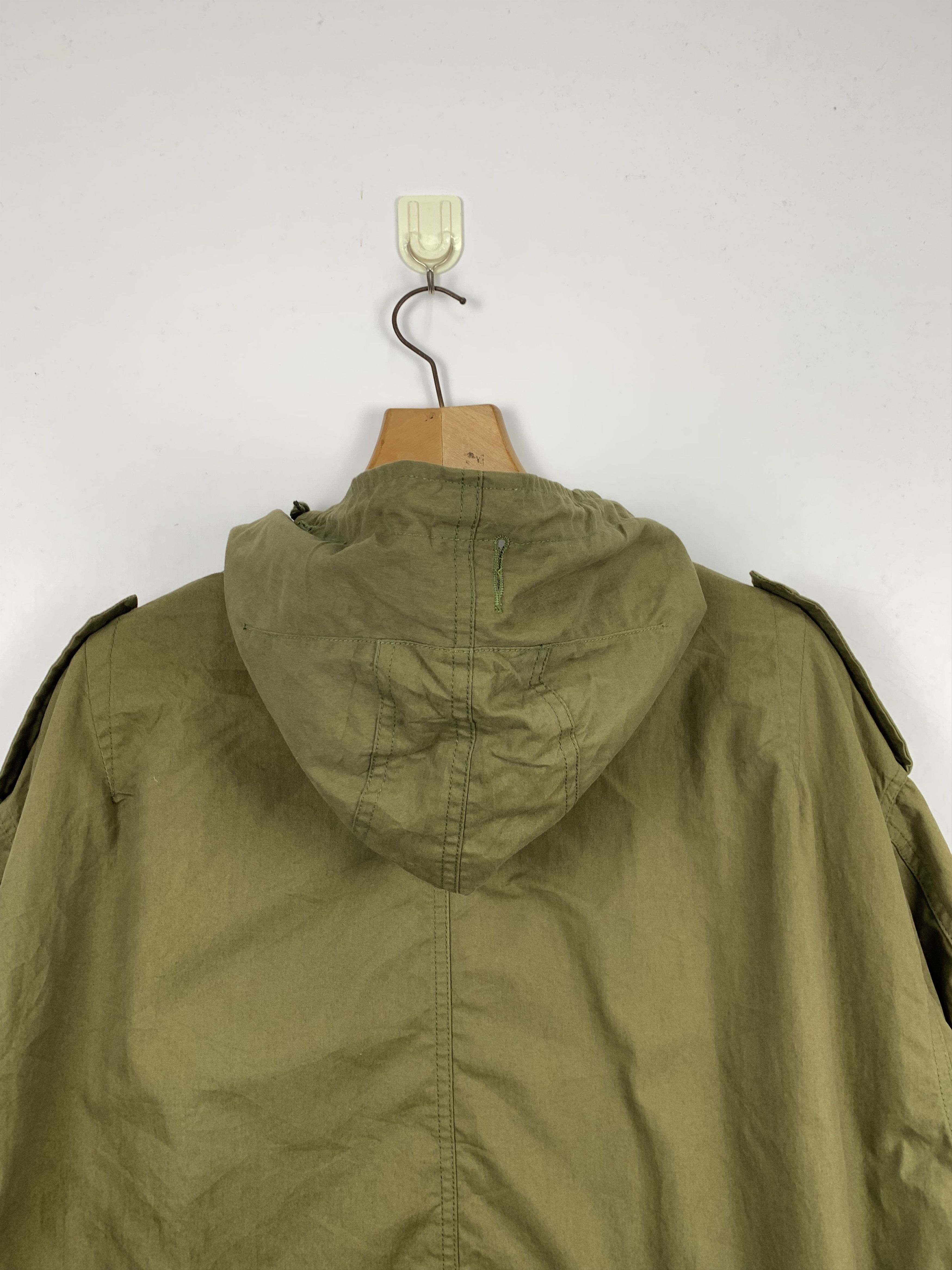 Japanese Brand Vintage SA Parkas Military Army Design Hoodie J0400 Size US L / EU 52-54 / 3 - 9 Thumbnail