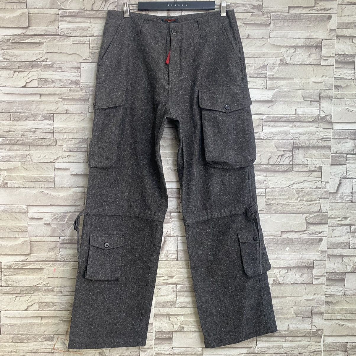 291295=Homme 291295 HOMME Multipocket Cargo Bondage Pants Size US 32 / EU 48 - 4 Thumbnail