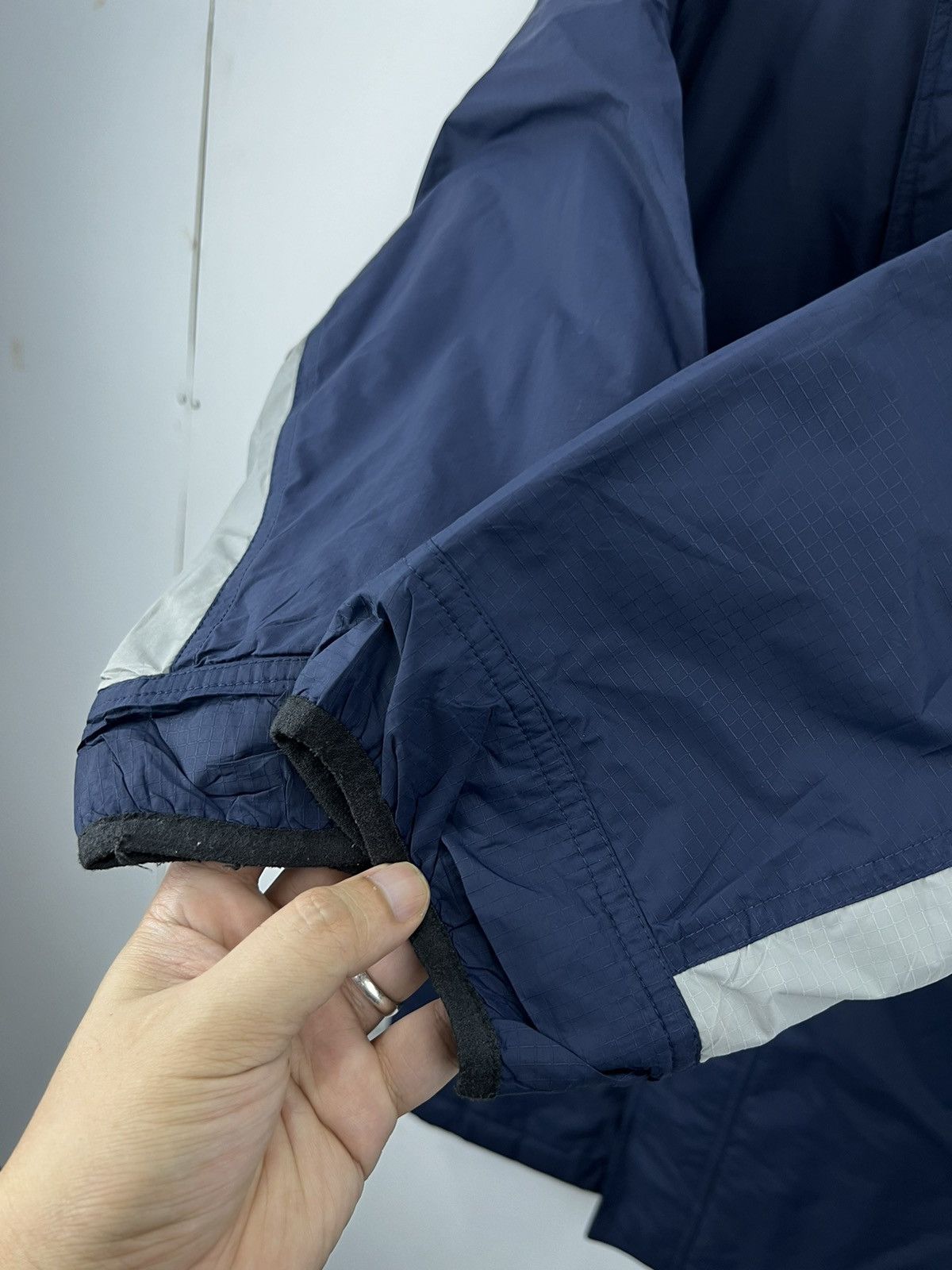 Nike Vintage Nike Big Logo Long Jacket Parkas Jacket J0005 Size US L / EU 52-54 / 3 - 3 Thumbnail