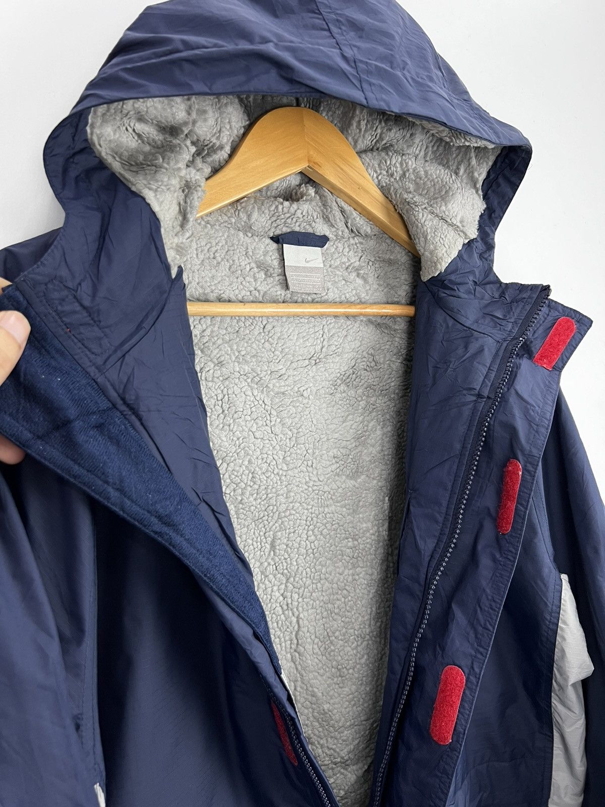 Nike Vintage Nike Big Logo Long Jacket Parkas Jacket J0005 Size US L / EU 52-54 / 3 - 4 Thumbnail