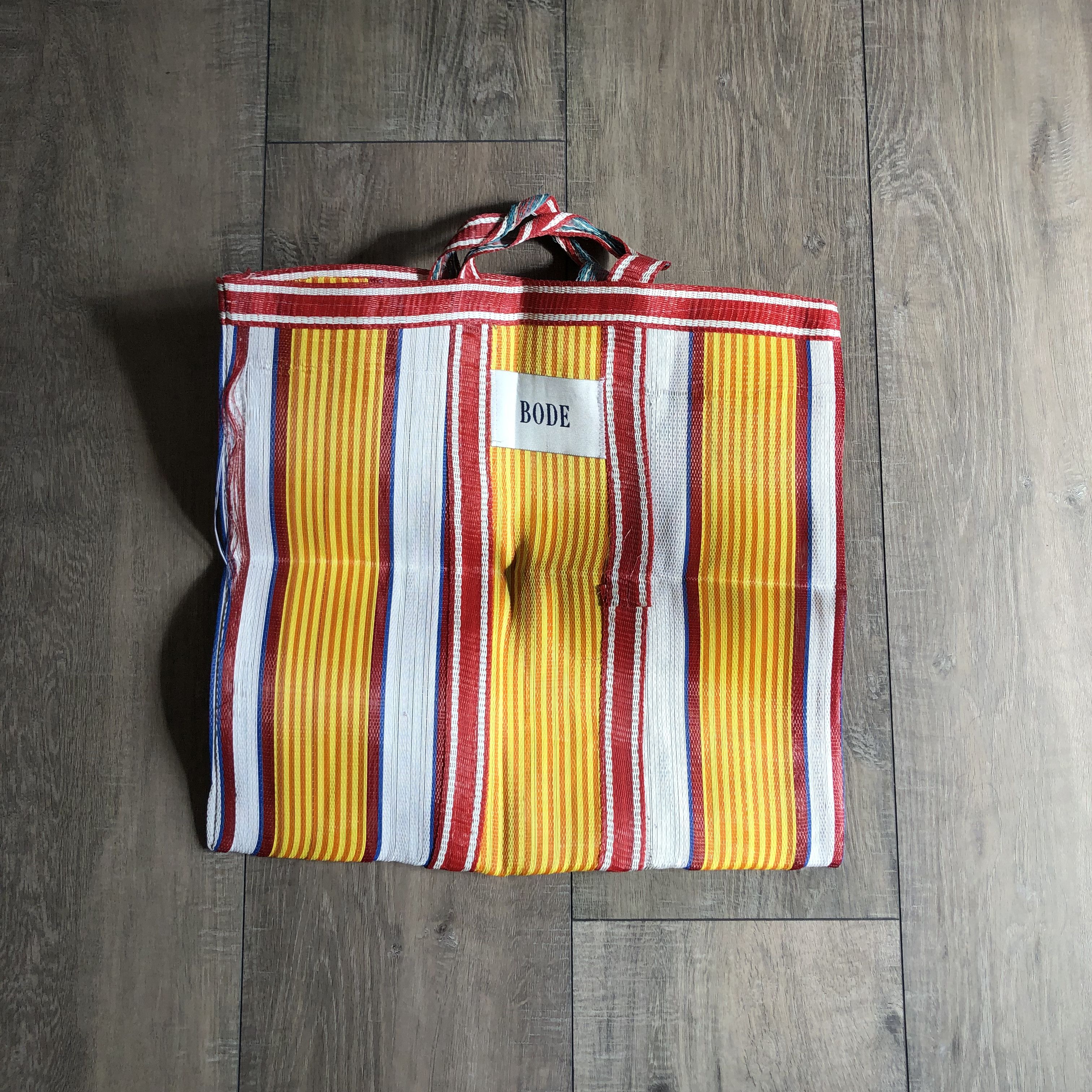 Bode Bode Woven Striped Tote Bag Size ONE SIZE - 2 Thumbnail