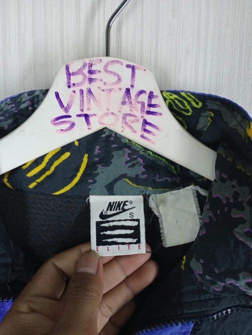 Nike Rare Vintage 90s Nike Elite Windbreaker Size US M / EU 48-50 / 2 - 3 Thumbnail