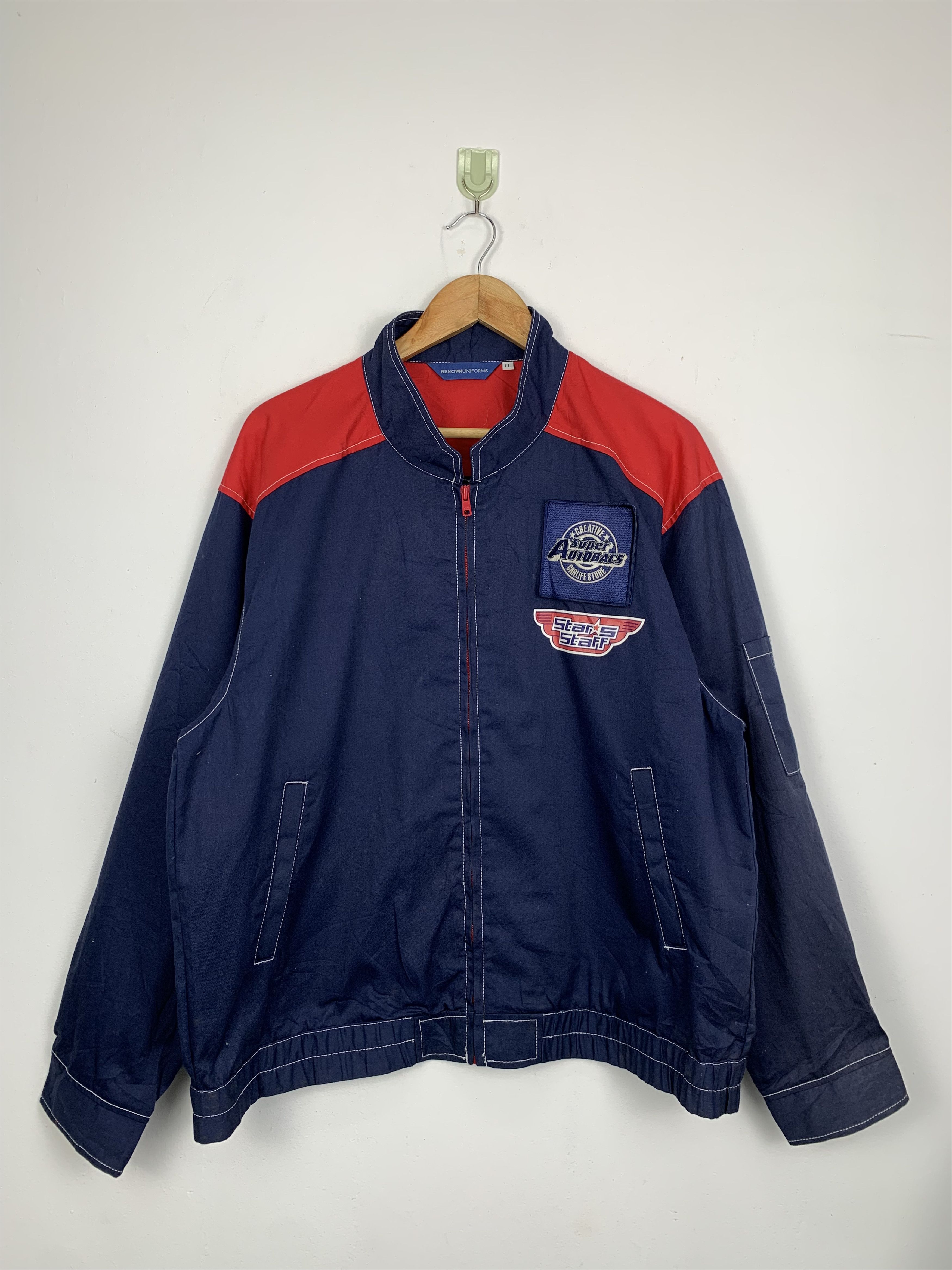 NASCAR Vintage Japanese Brand Racing Patches Jacket J0591 Size US M / EU 48-50 / 2 - 1 Thumbnail