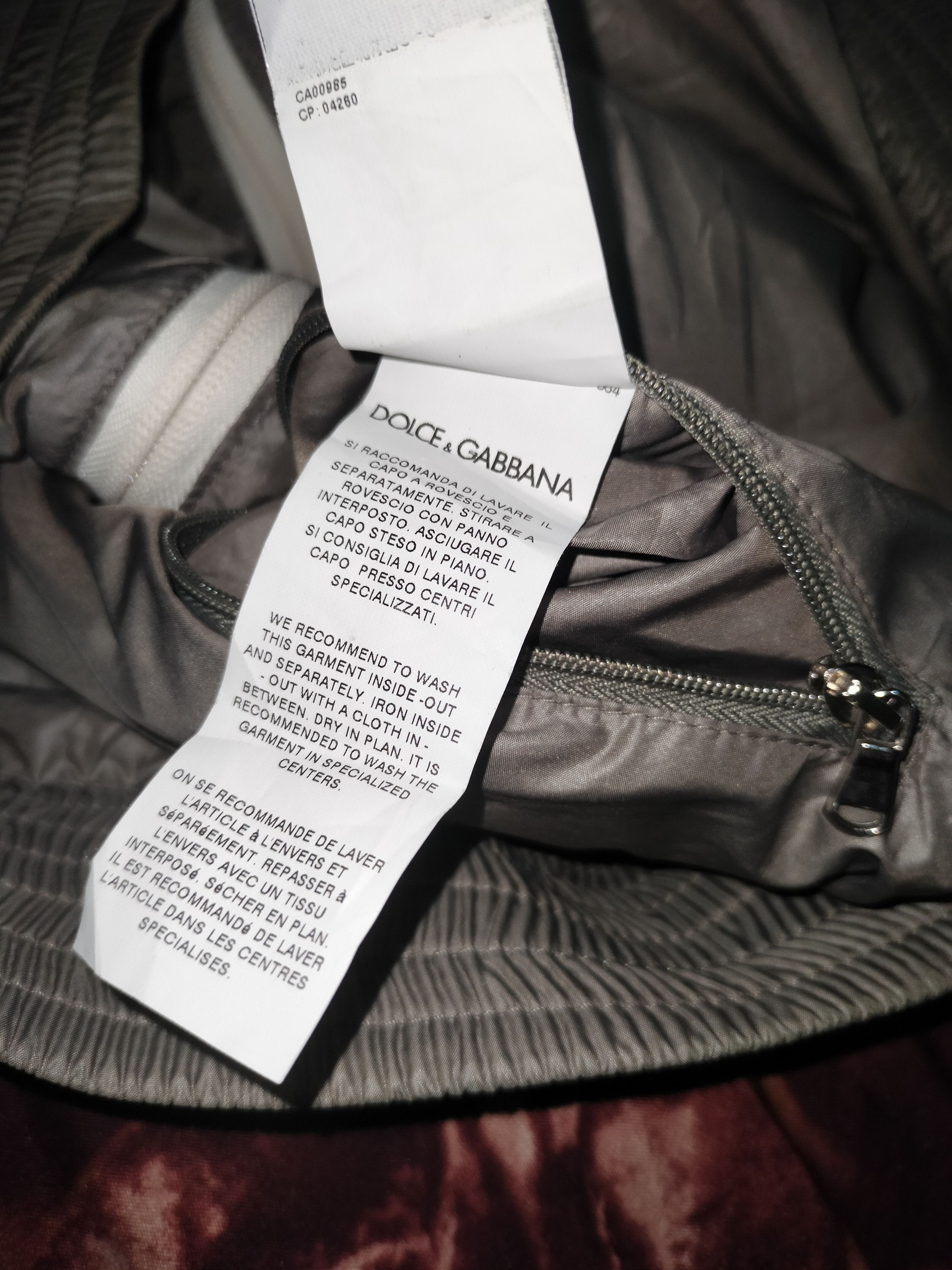 Dolce & Gabbana × Vintage Dolce & Gabbana Nylon Biker Jacket Size US M / EU 48-50 / 2 - 4 Thumbnail