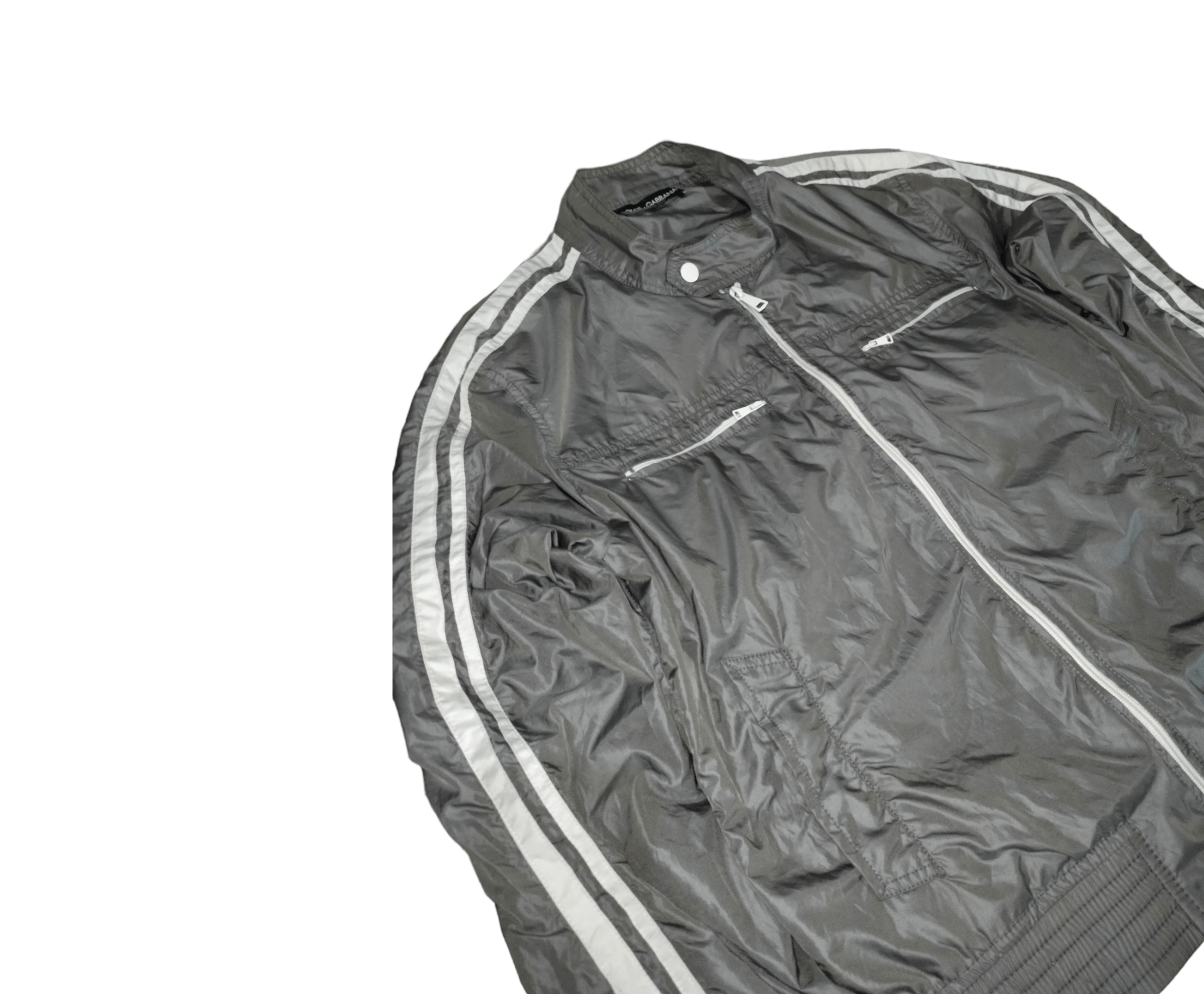 Dolce & Gabbana × Vintage Dolce & Gabbana Nylon Biker Jacket Size US M / EU 48-50 / 2 - 2 Thumbnail