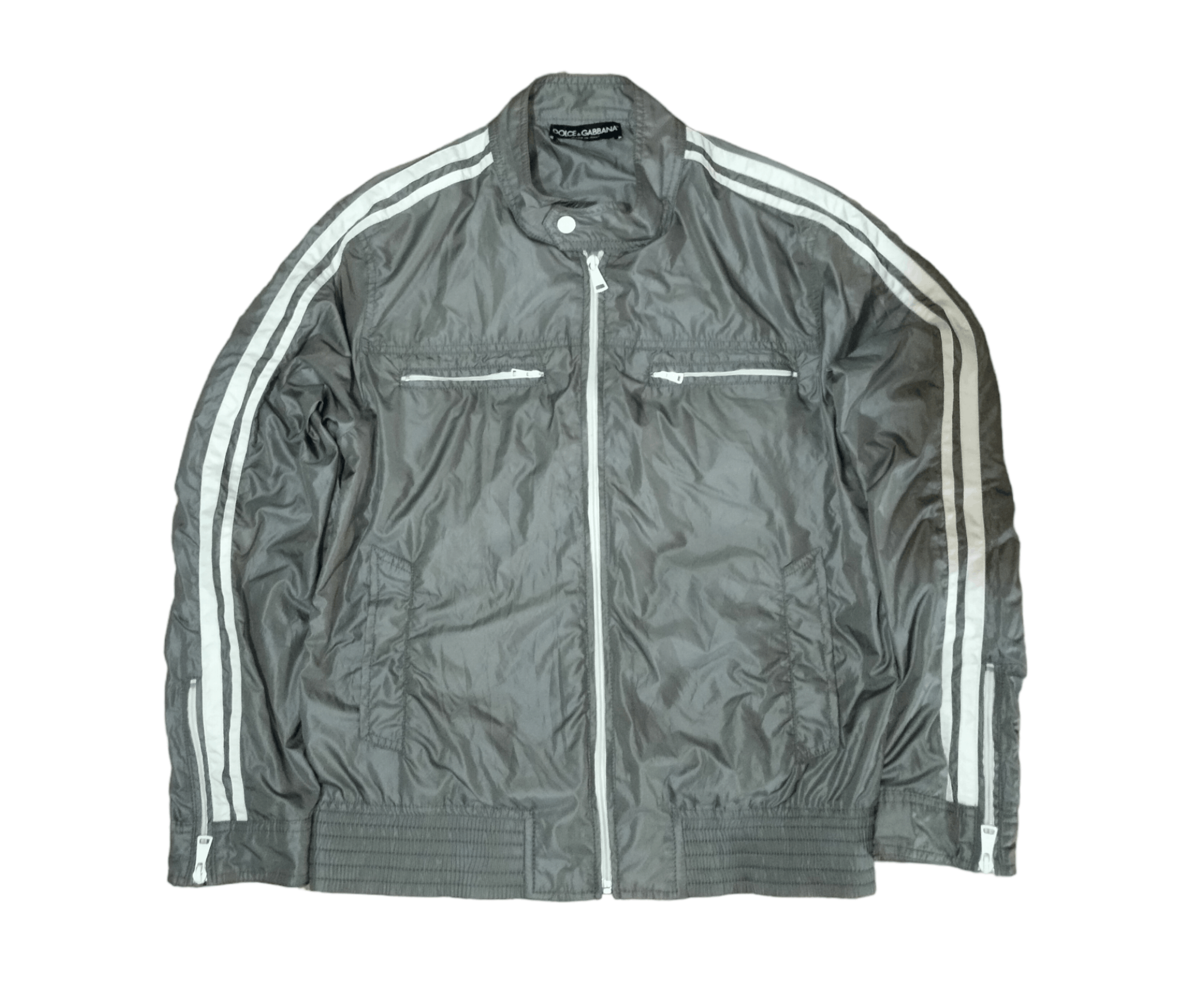 Dolce & Gabbana × Vintage Dolce & Gabbana Nylon Biker Jacket Size US M / EU 48-50 / 2 - 1 Thumbnail