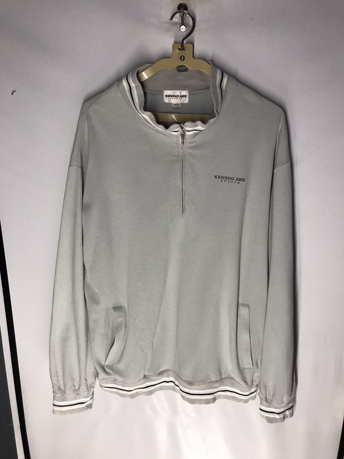 Japanese Brand × Kensho Abe Kensho Abe half zipper sweatshirt Size US L / EU 52-54 / 3 - 5 Thumbnail