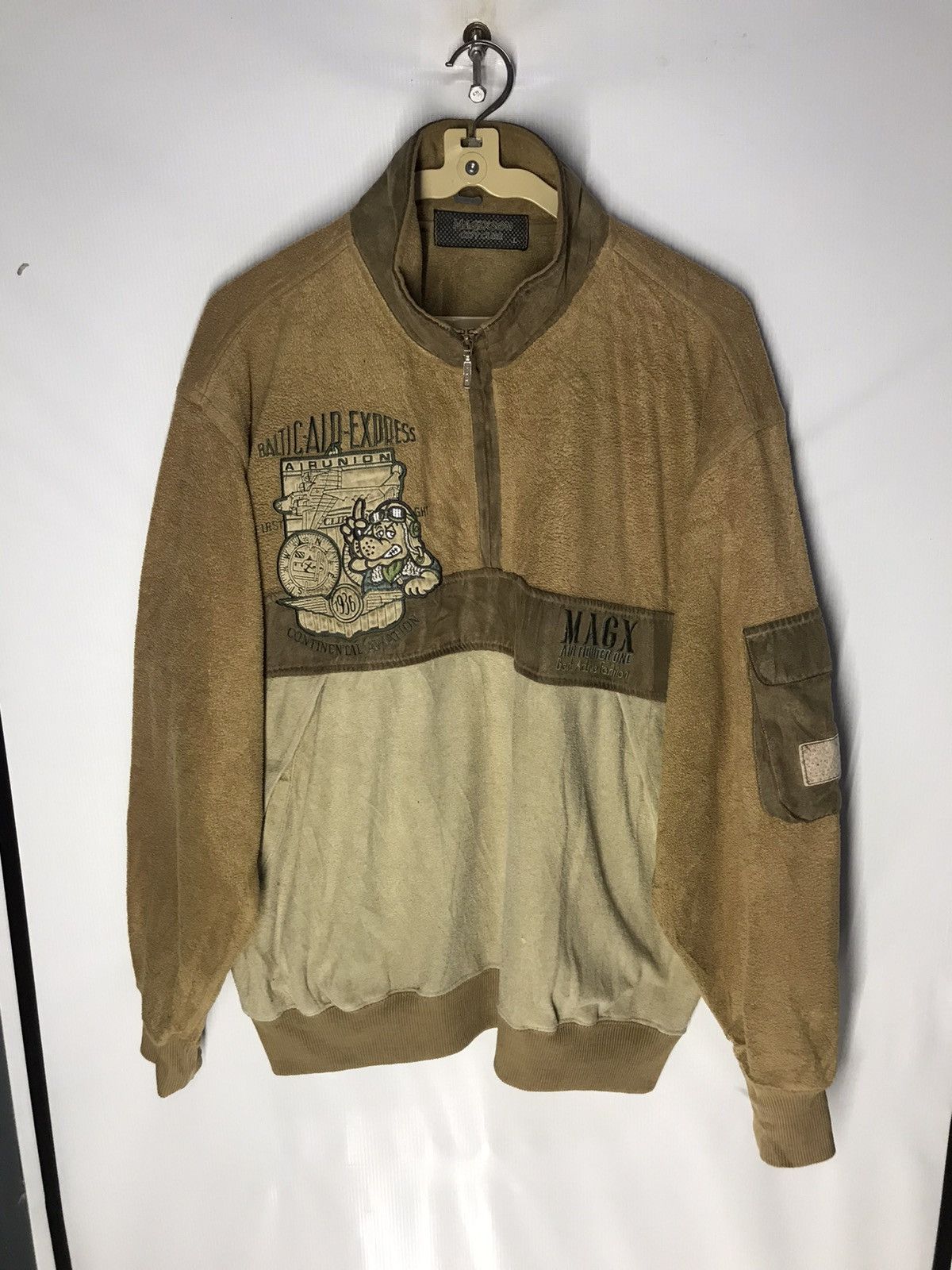 Japanese Brand Magixson half zipper sweatshirt Size US L / EU 52-54 / 3 - 7 Thumbnail