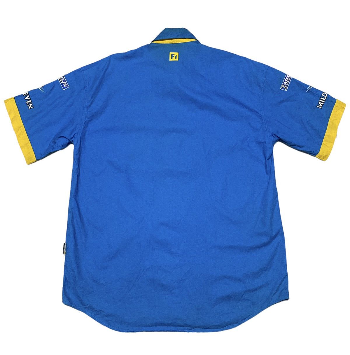 Formula 1 RENAULT F1 MILD SEVEN RACING TEAM BUTTON UP SHIRT | Grailed