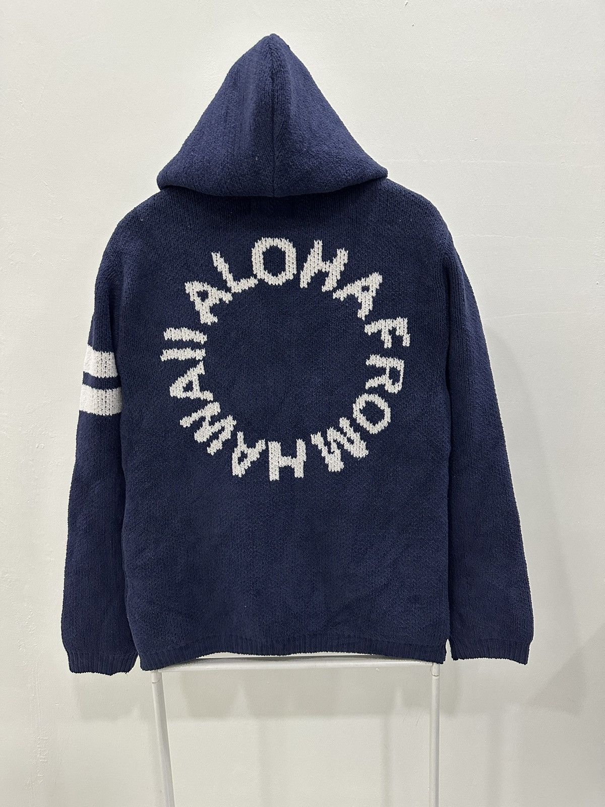 Japanese Brand 🔥Vintage Local Motion Hawaii Knitted Anorak Hoodie Size US M / EU 48-50 / 2 - 1 Thumbnail
