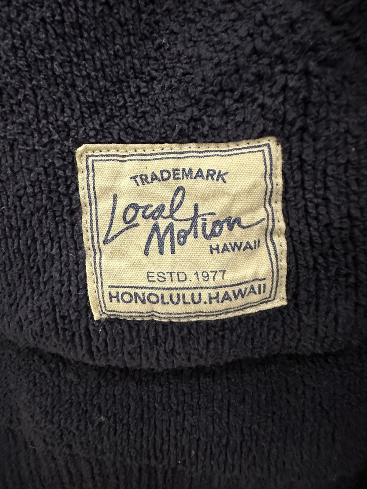 Japanese Brand 🔥Vintage Local Motion Hawaii Knitted Anorak Hoodie Size US M / EU 48-50 / 2 - 4 Thumbnail