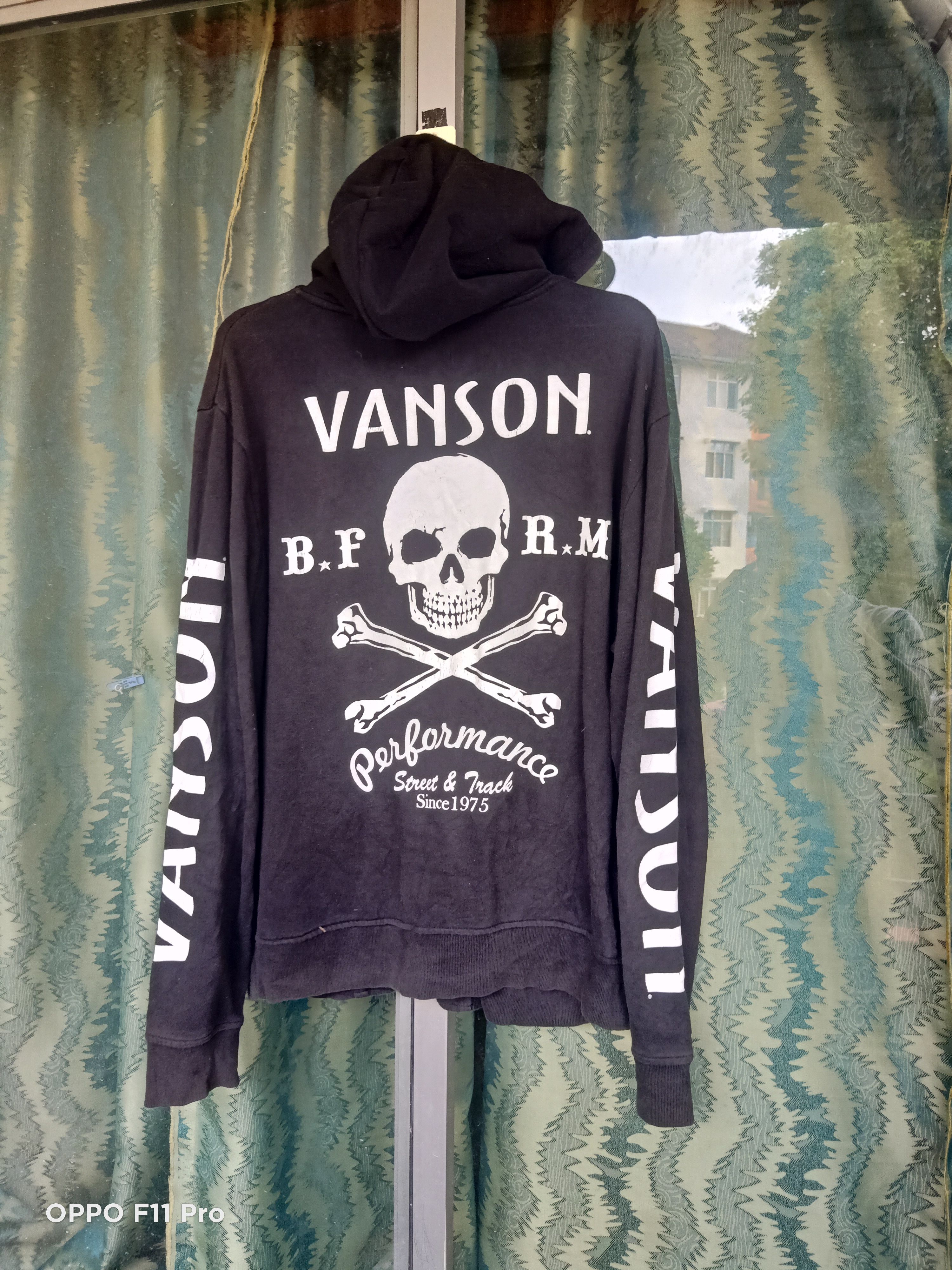 Vanson Leathers Vanson Cotton Skull Hoodie Size US XL / EU 56 / 4 - 6 Thumbnail