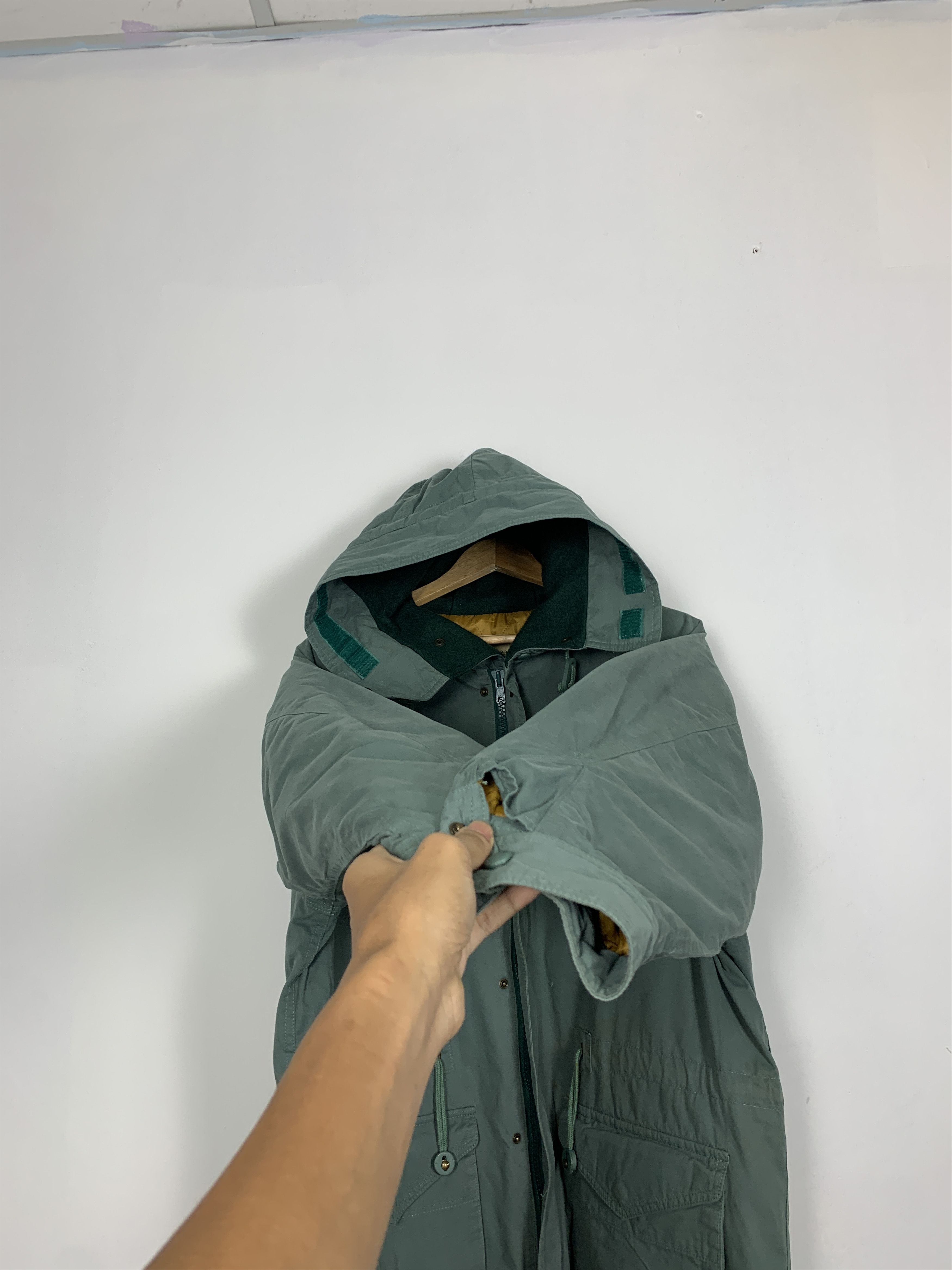 Japanese Brand Vintage Hampstead Parkas LONDON Quilted Lining Hoodie J0924 Size US L / EU 52-54 / 3 - 7 Thumbnail