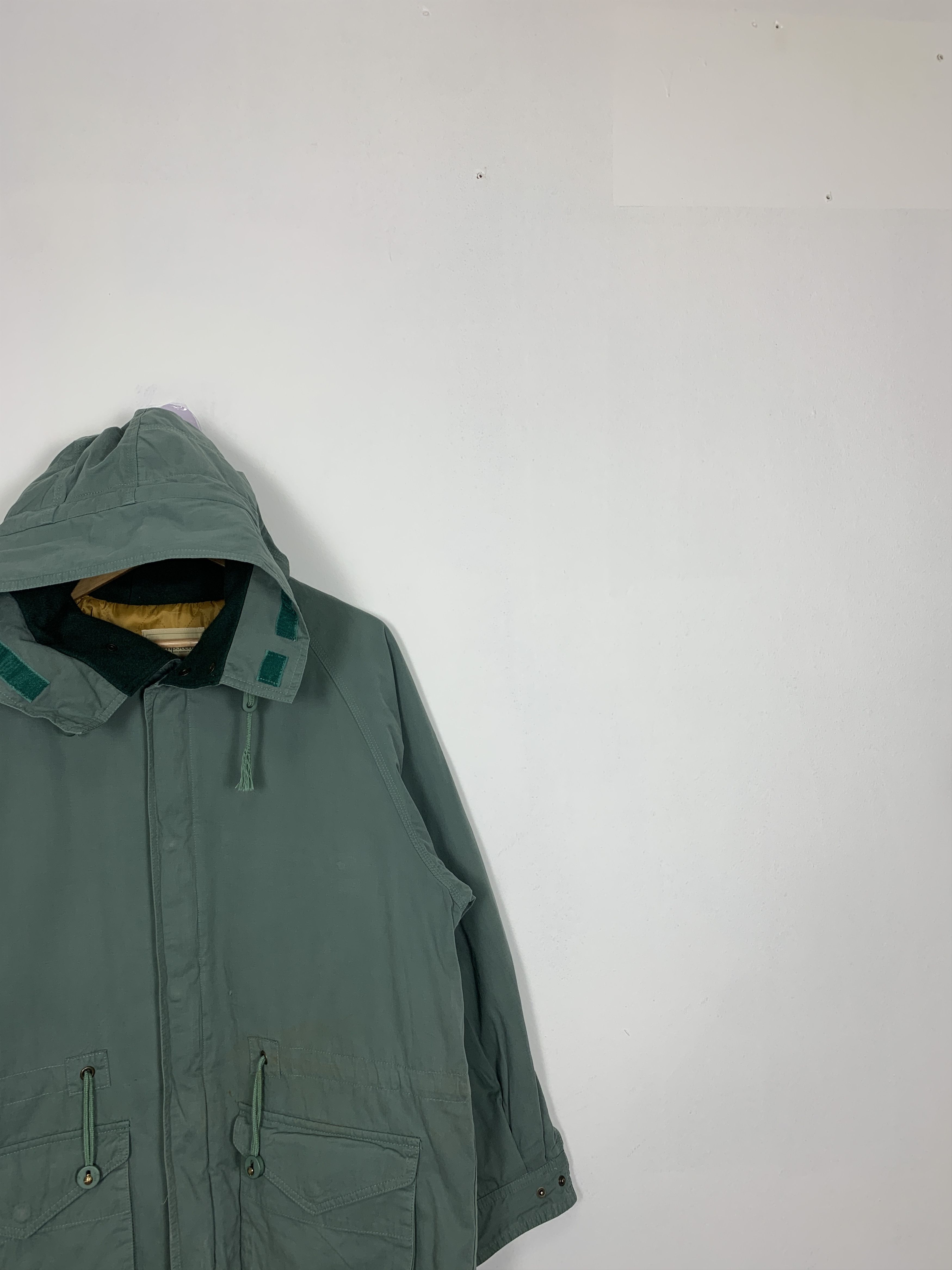 Japanese Brand Vintage Hampstead Parkas LONDON Quilted Lining Hoodie J0924 Size US L / EU 52-54 / 3 - 3 Thumbnail